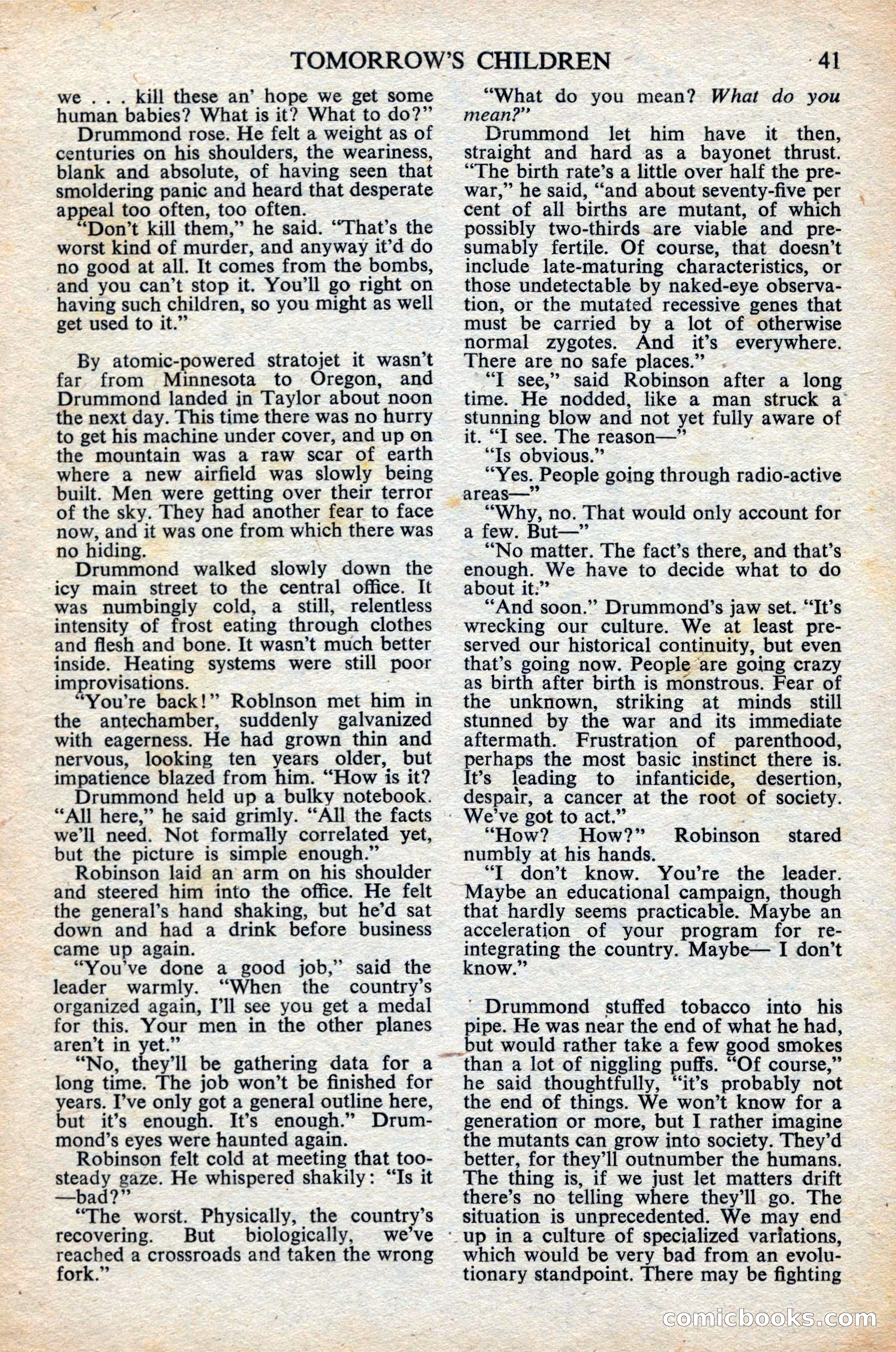 Astounding Science Fiction (British Edition) — page 43 of 68