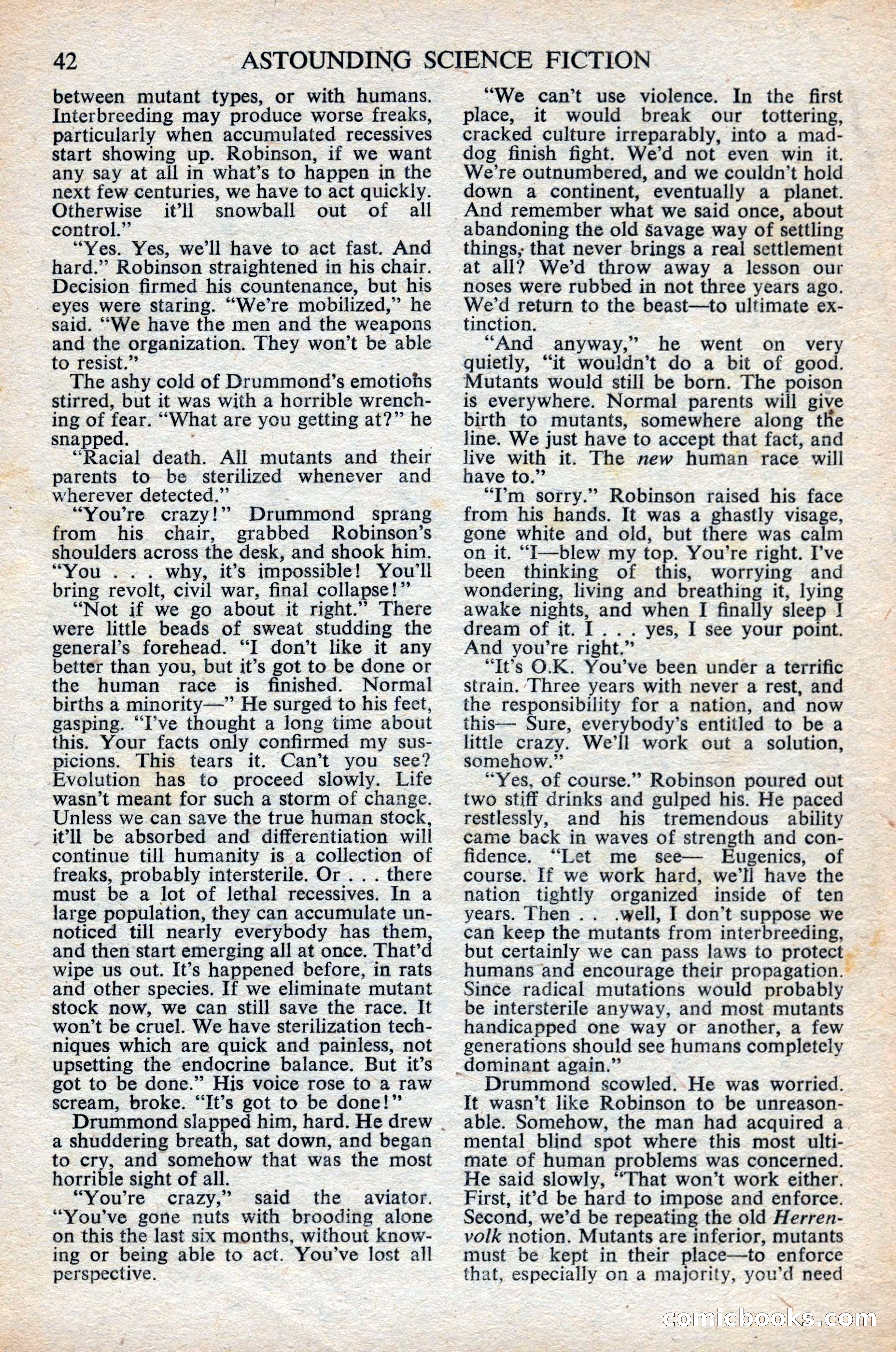 Astounding Science Fiction (British Edition) — page 44 of 68