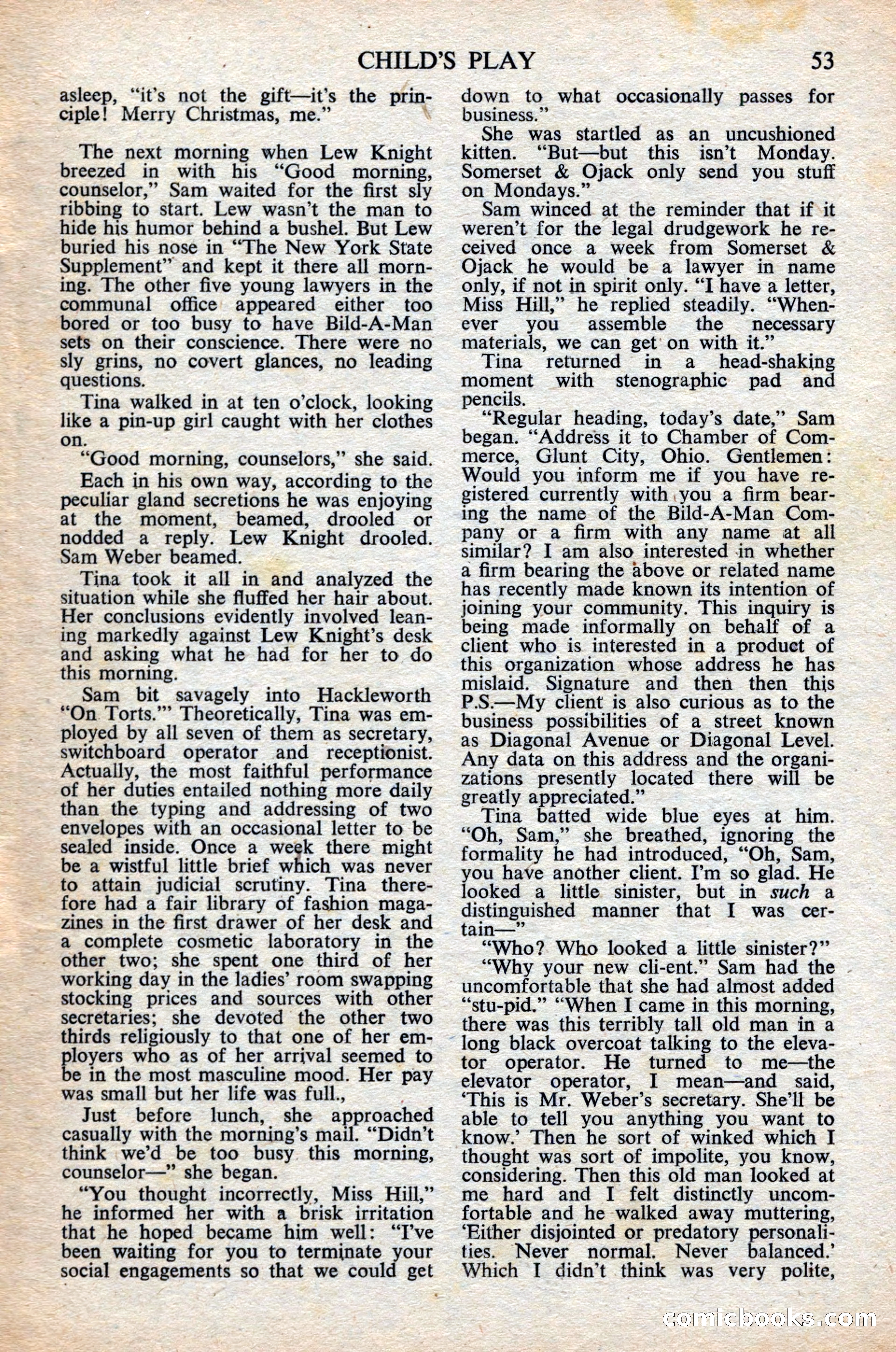 Astounding Science Fiction (British Edition) — page 55 of 68