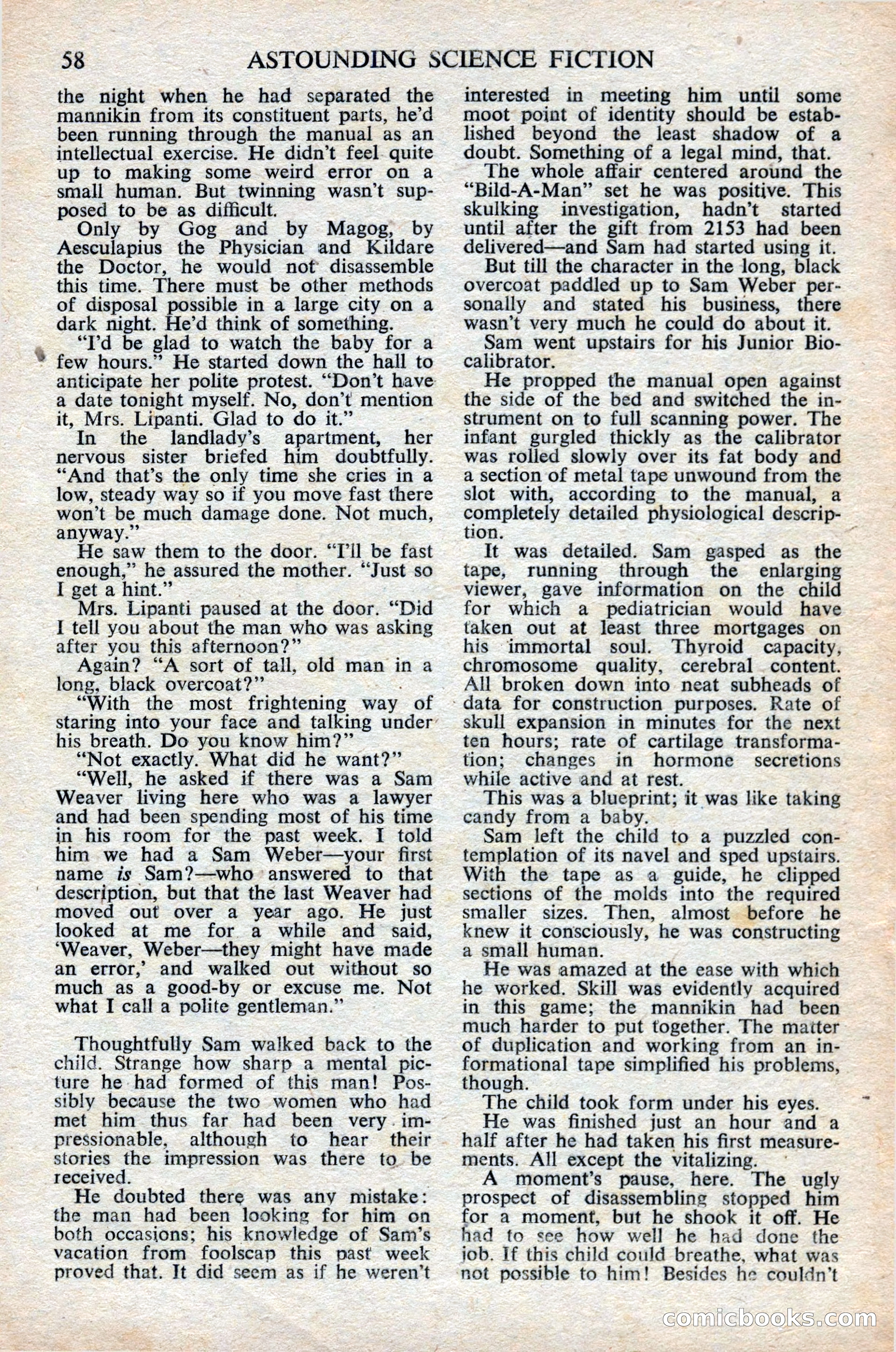 Astounding Science Fiction (British Edition) — page 60 of 68