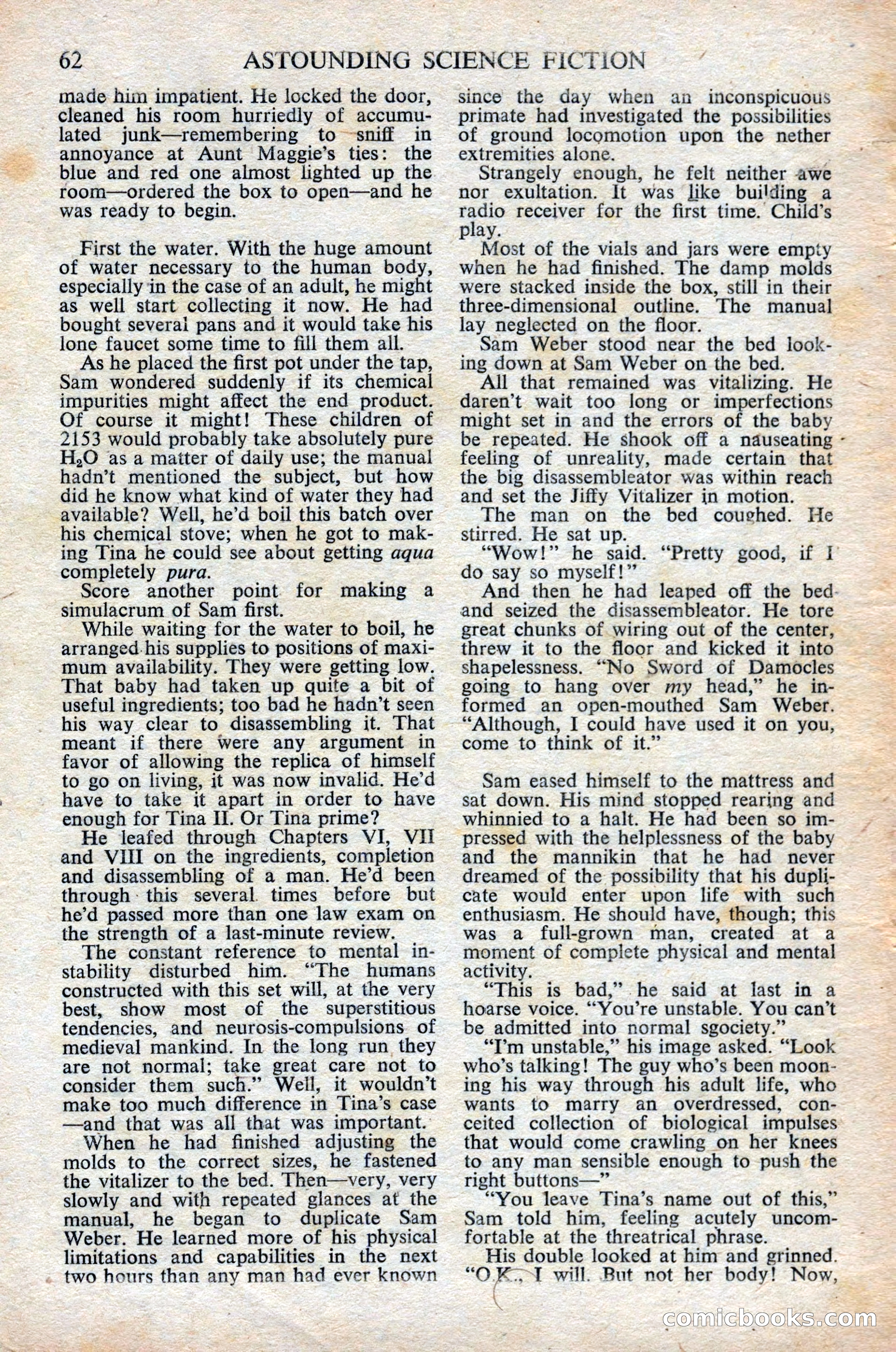 Astounding Science Fiction (British Edition) — page 64 of 68