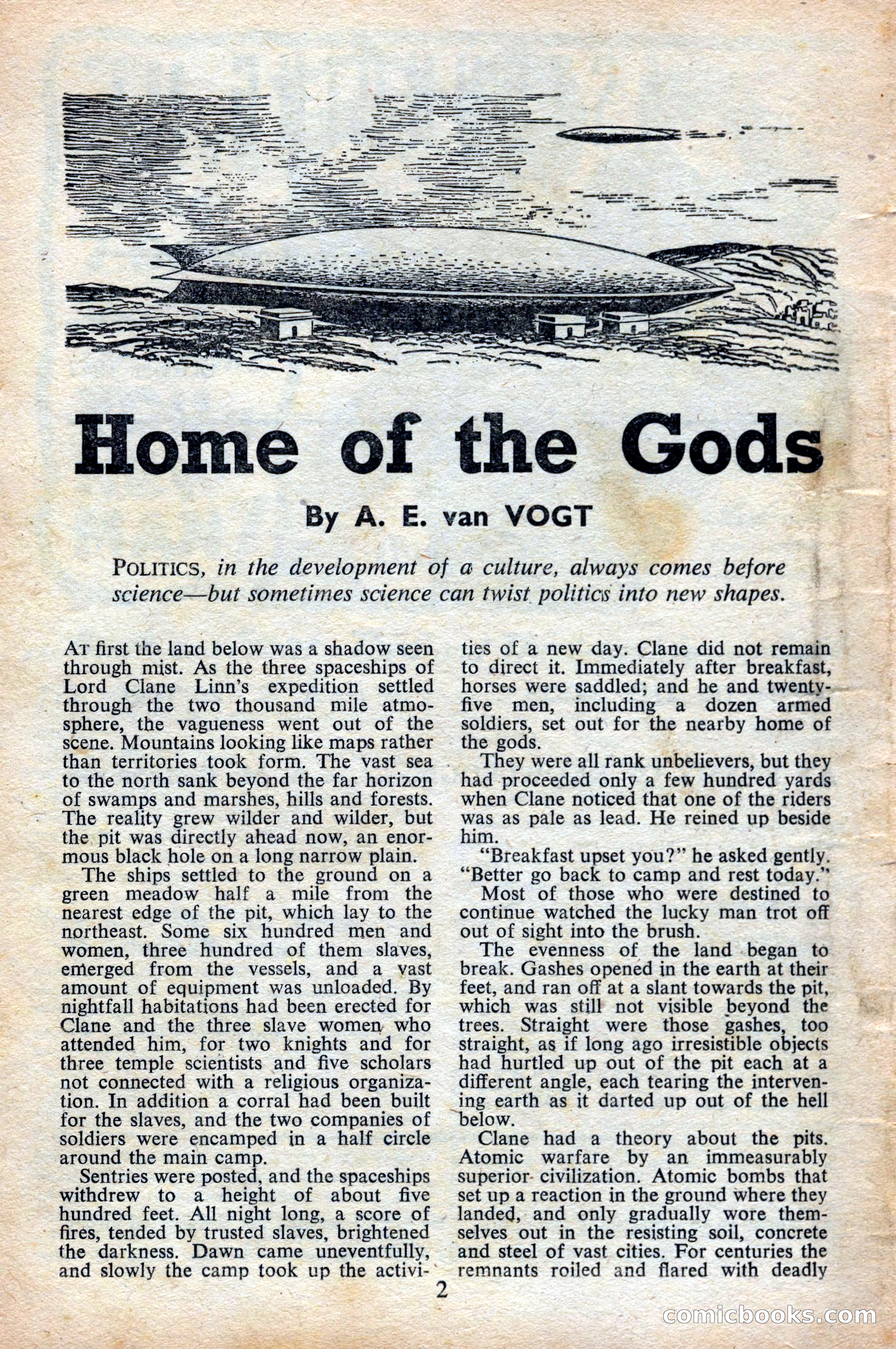 Astounding Science Fiction, British Edition, October 1947 — page 4 of 68
