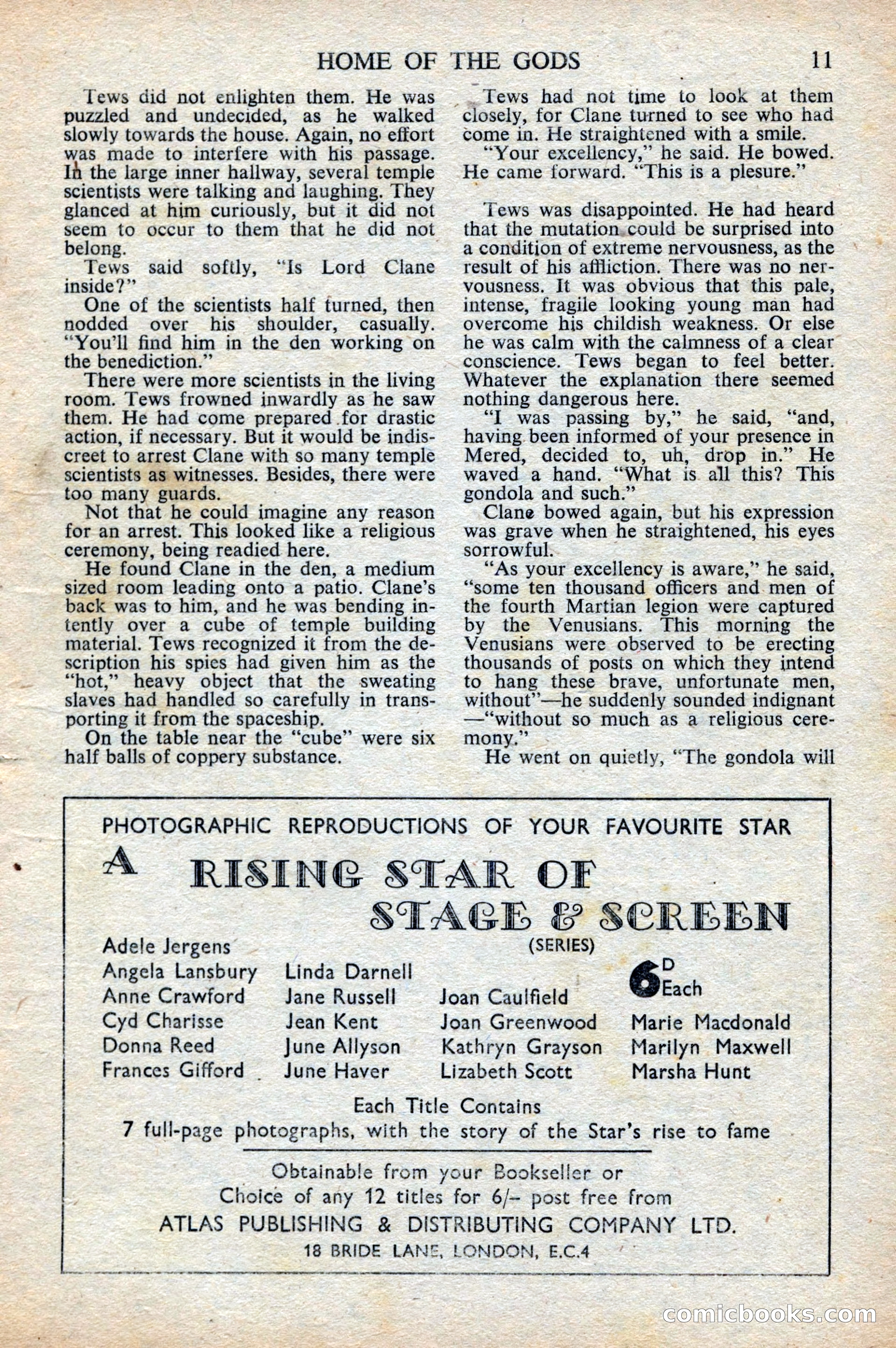 Astounding Science Fiction, British Edition, October 1947 — page 13 of 68