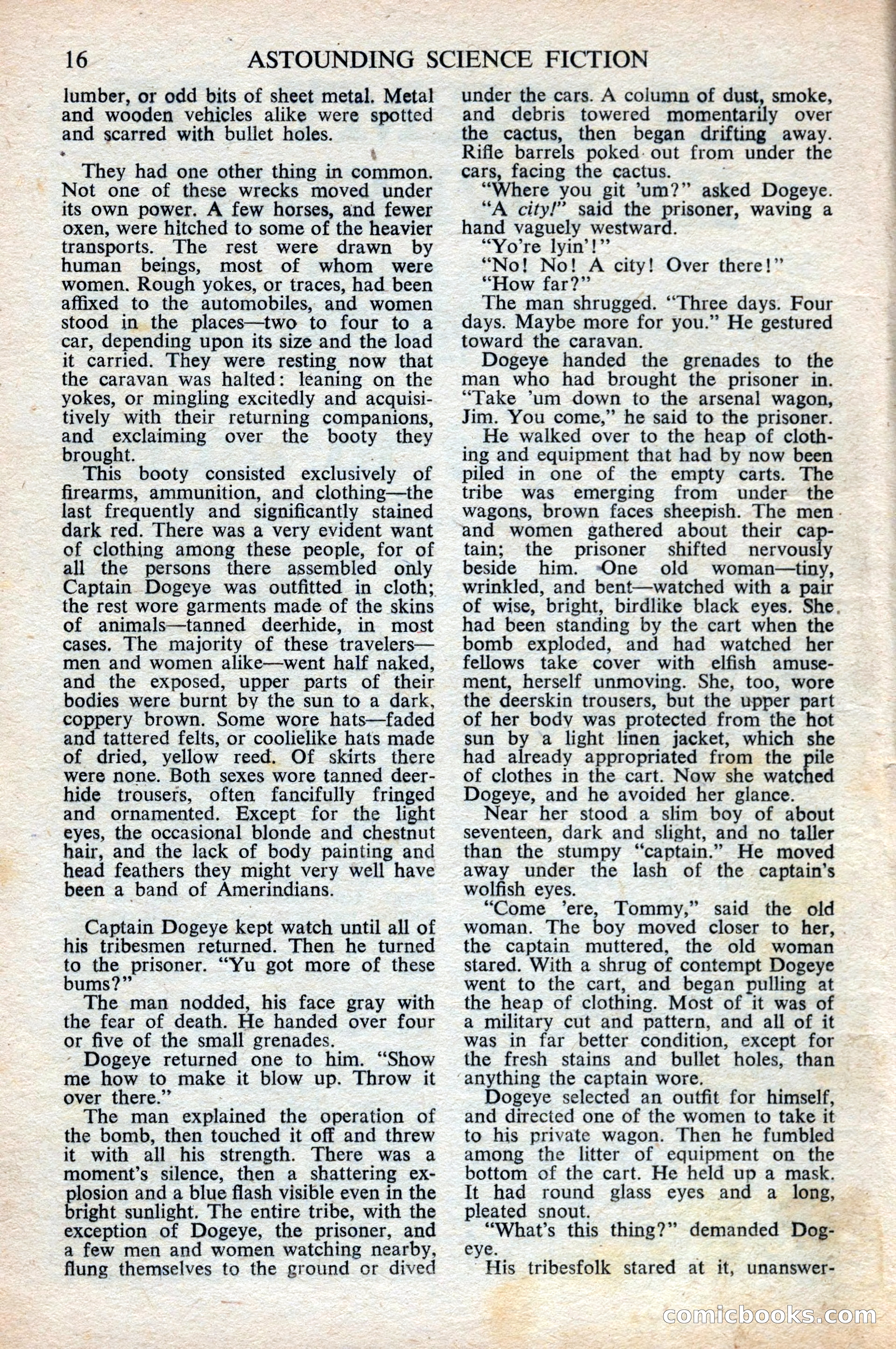 Astounding Science Fiction, British Edition, October 1947 — page 18 of 68