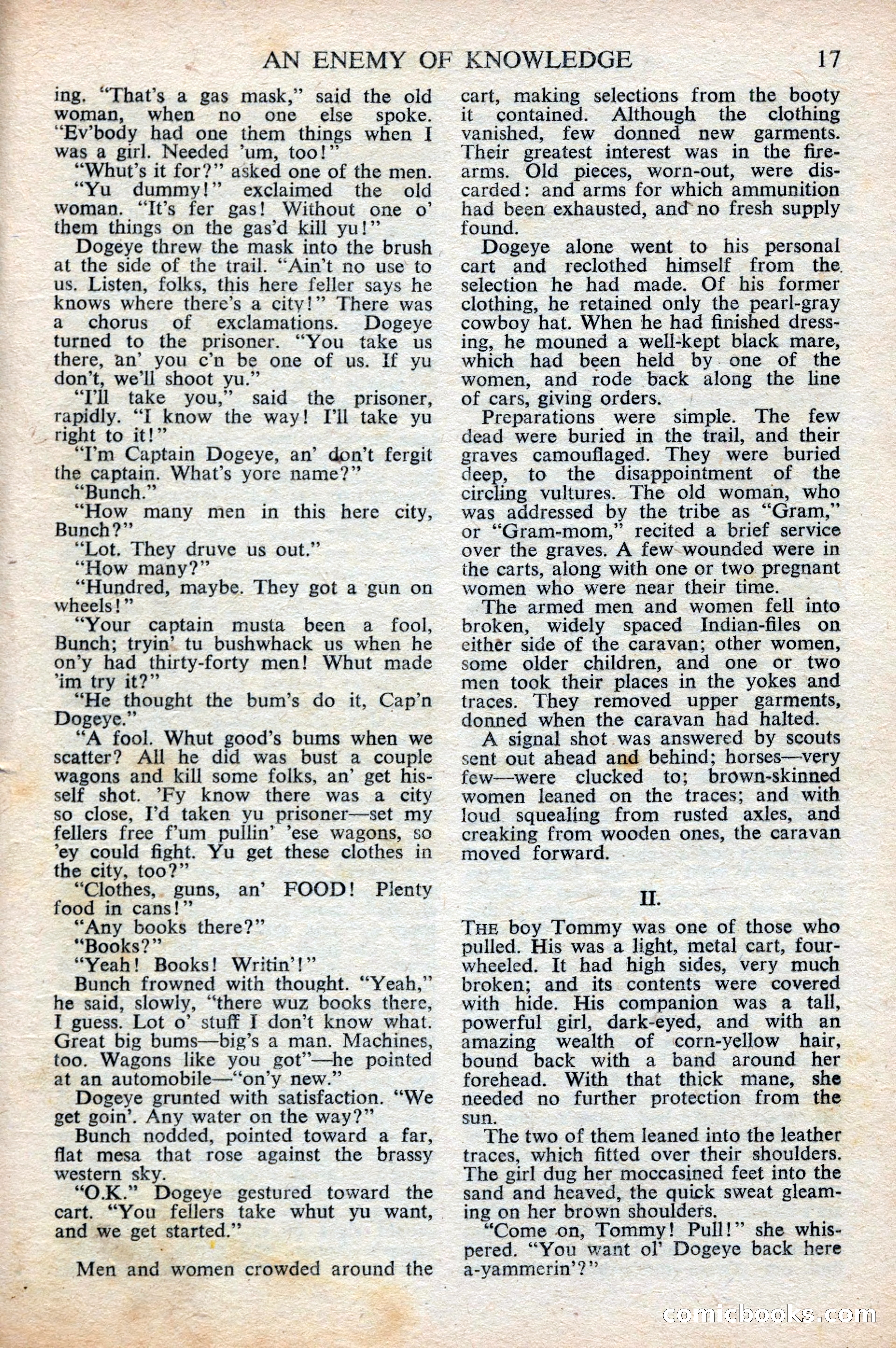 Astounding Science Fiction, British Edition, October 1947 — page 19 of 68