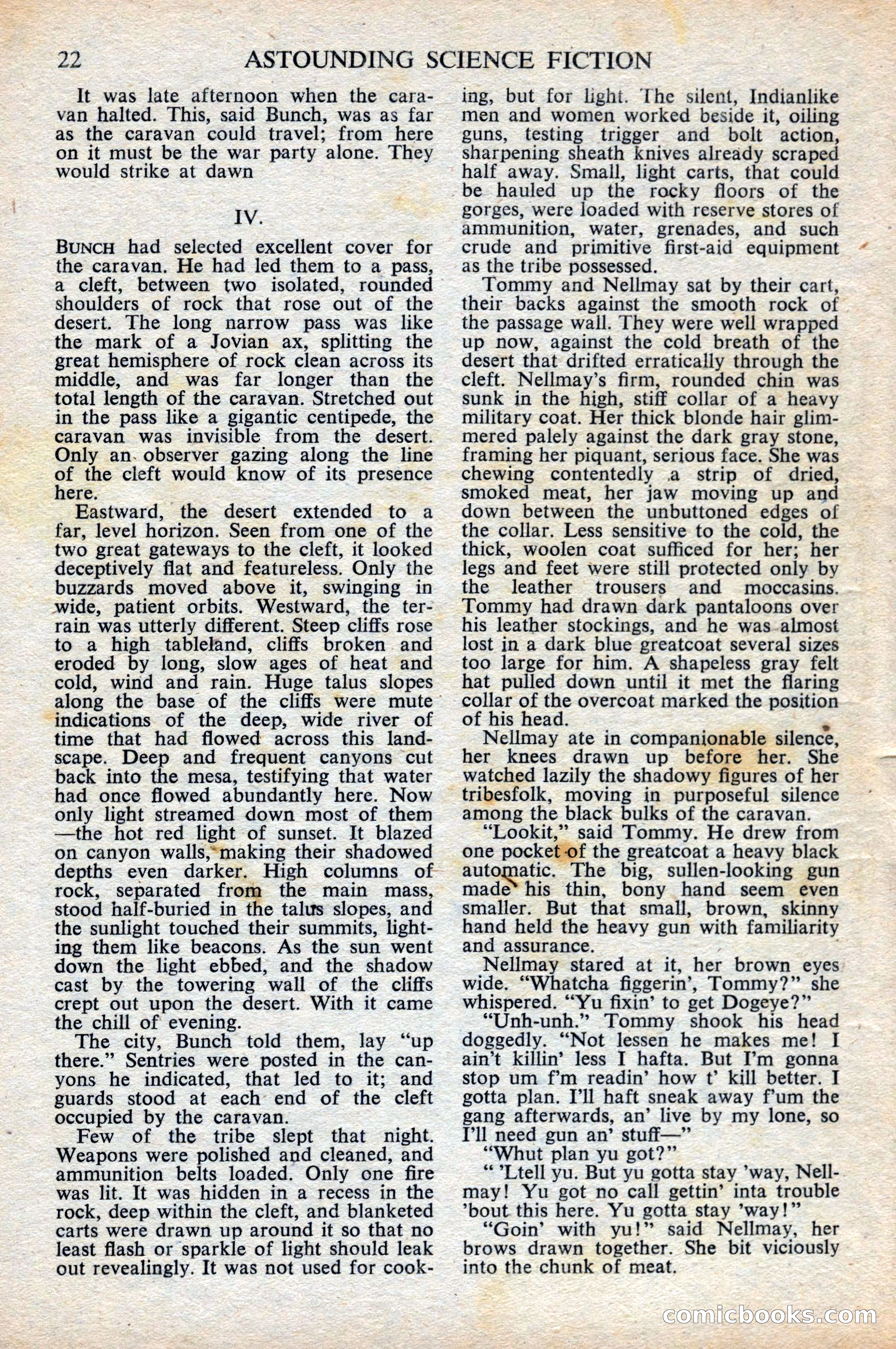 Astounding Science Fiction, British Edition, October 1947 — page 24 of 68