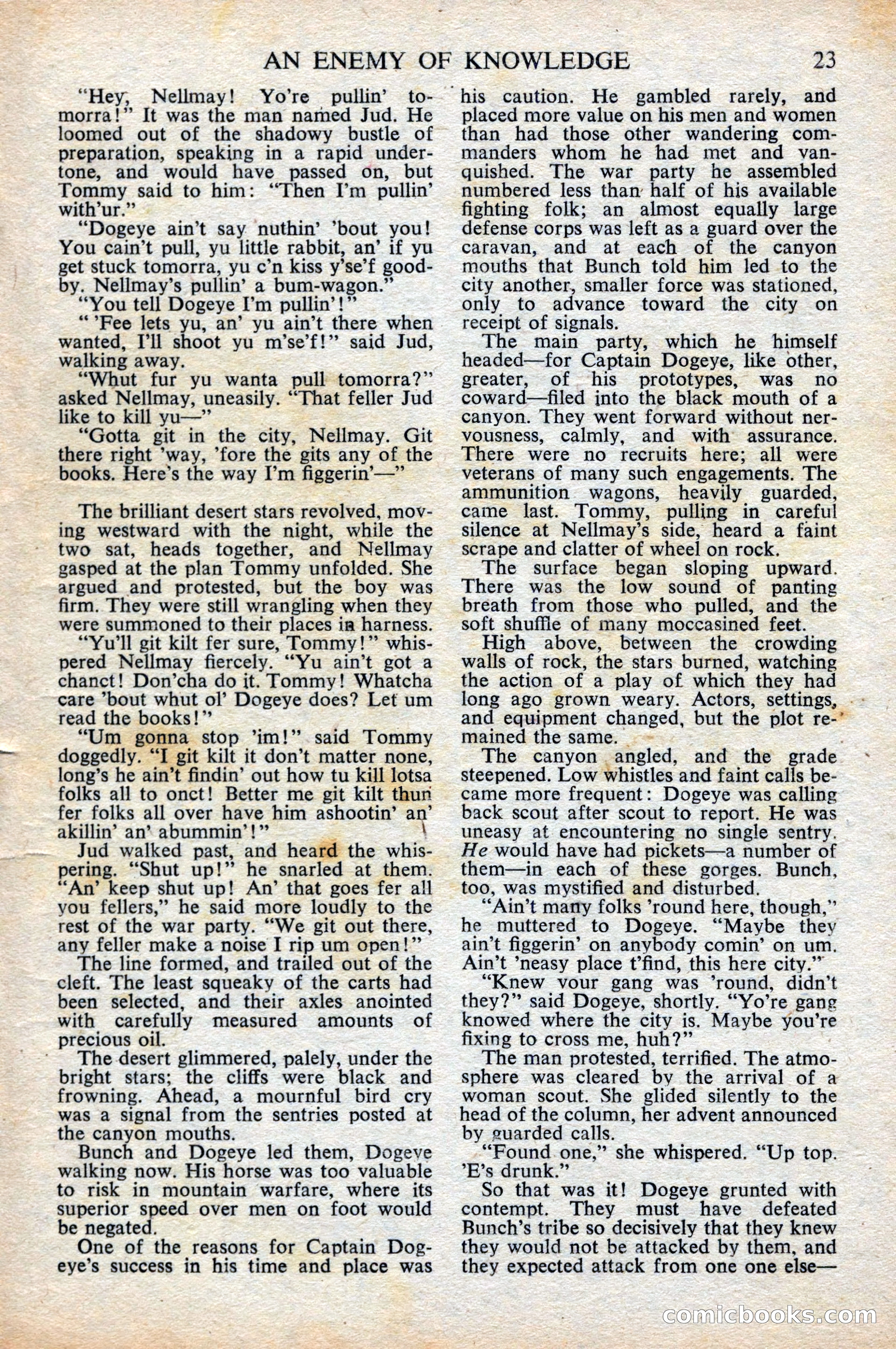 Astounding Science Fiction, British Edition, October 1947 — page 25 of 68