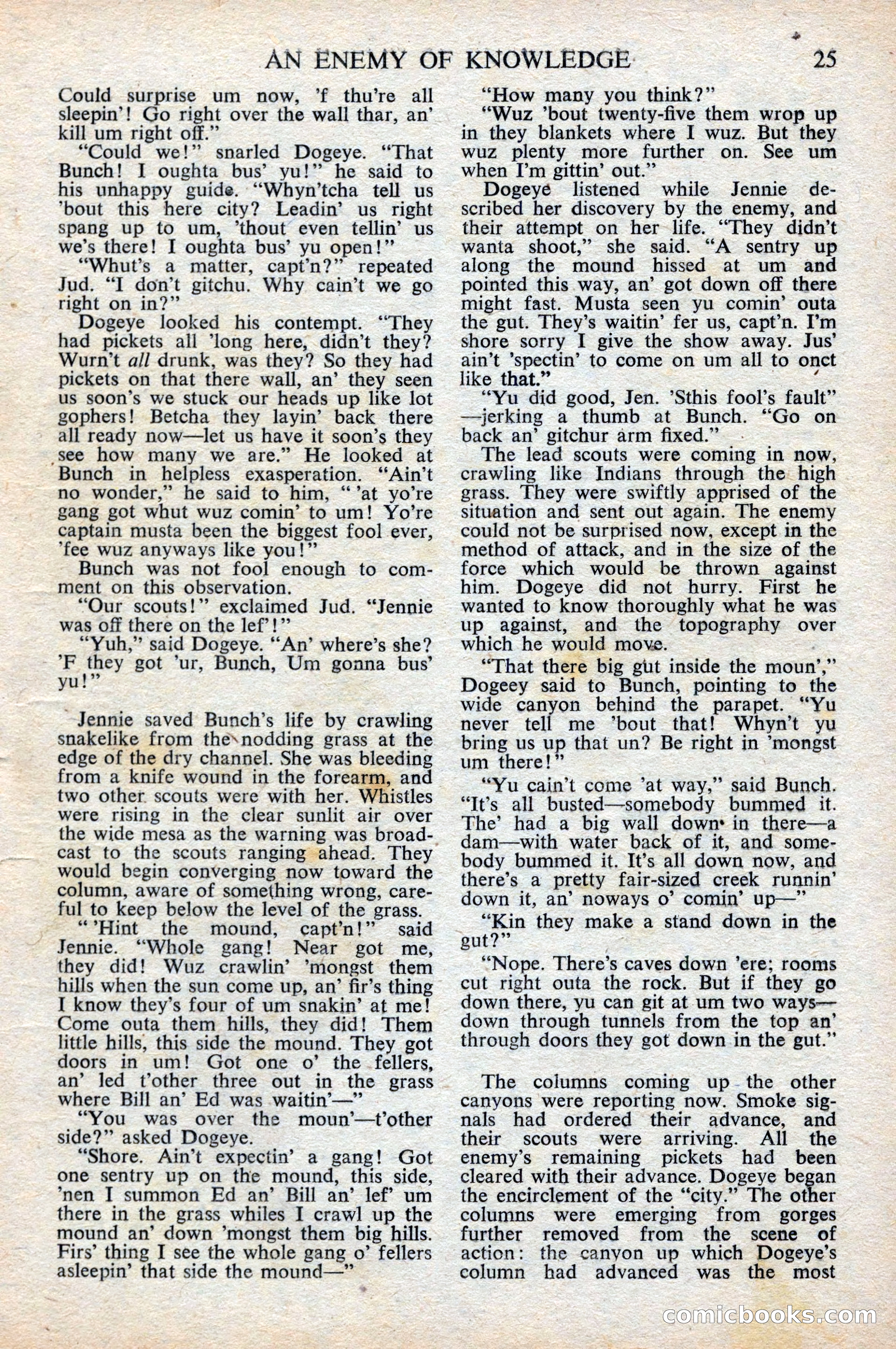 Astounding Science Fiction, British Edition, October 1947 — page 27 of 68