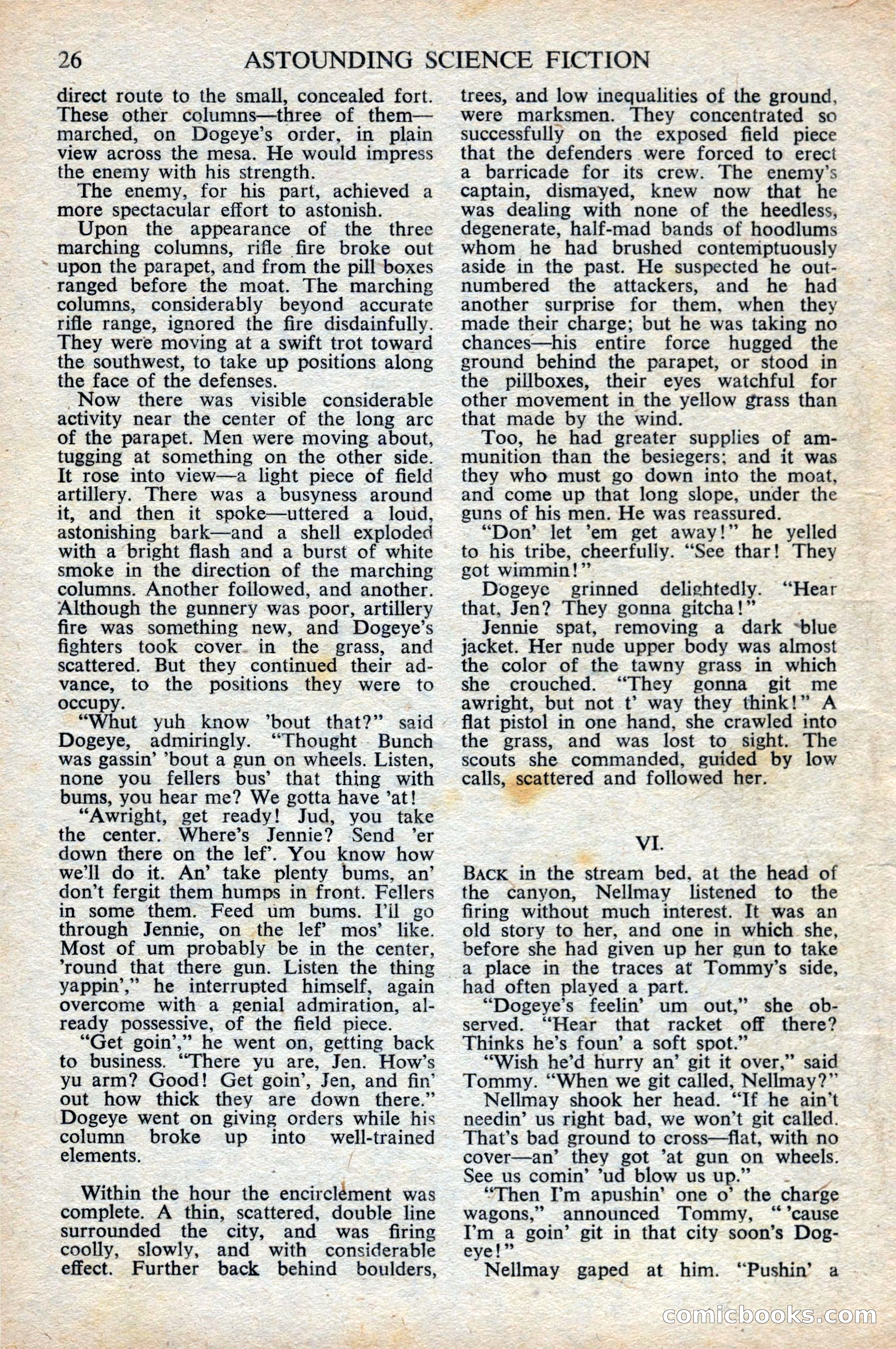 Astounding Science Fiction, British Edition, October 1947 — page 28 of 68