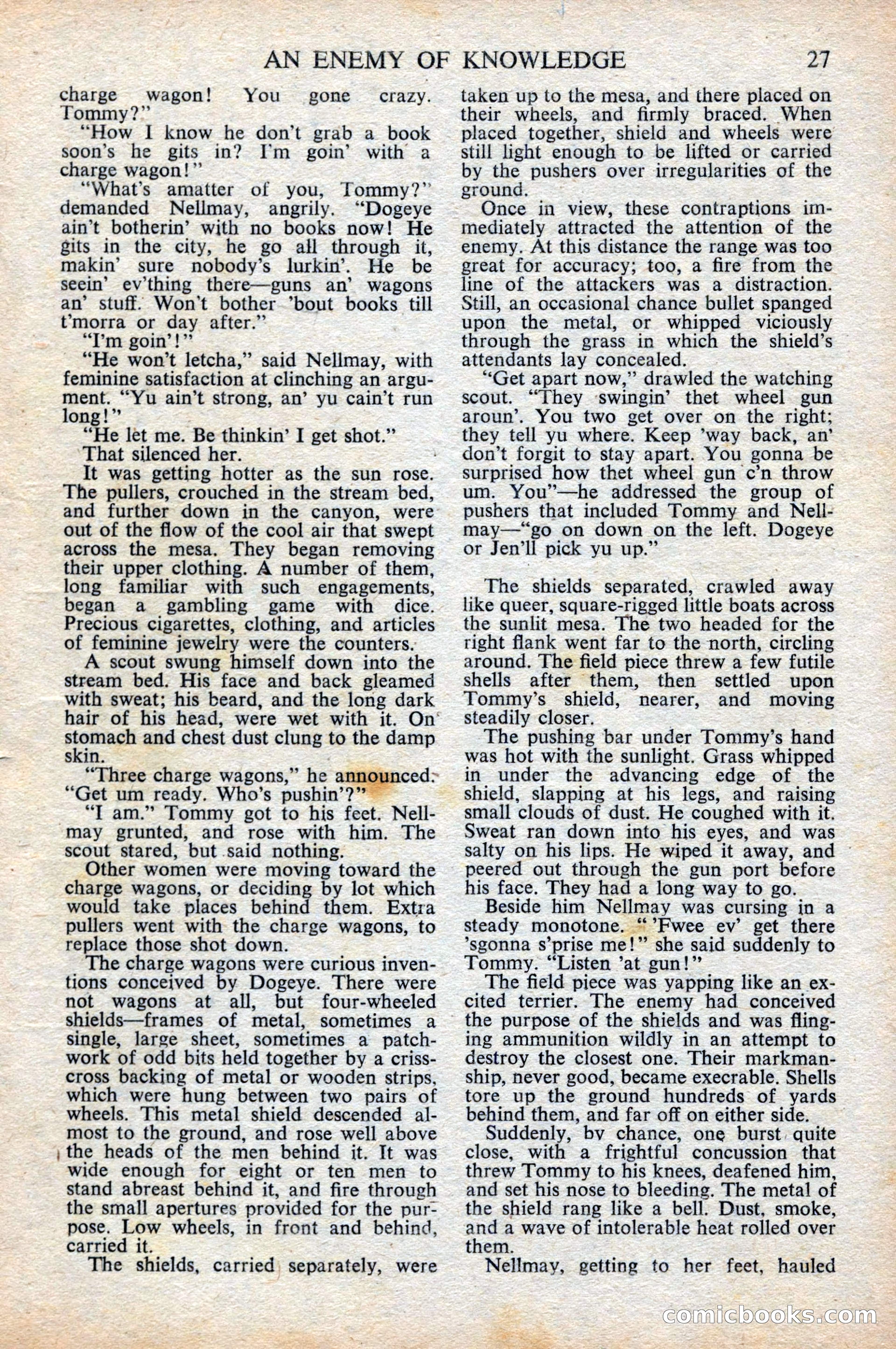 Astounding Science Fiction, British Edition, October 1947 — page 29 of 68