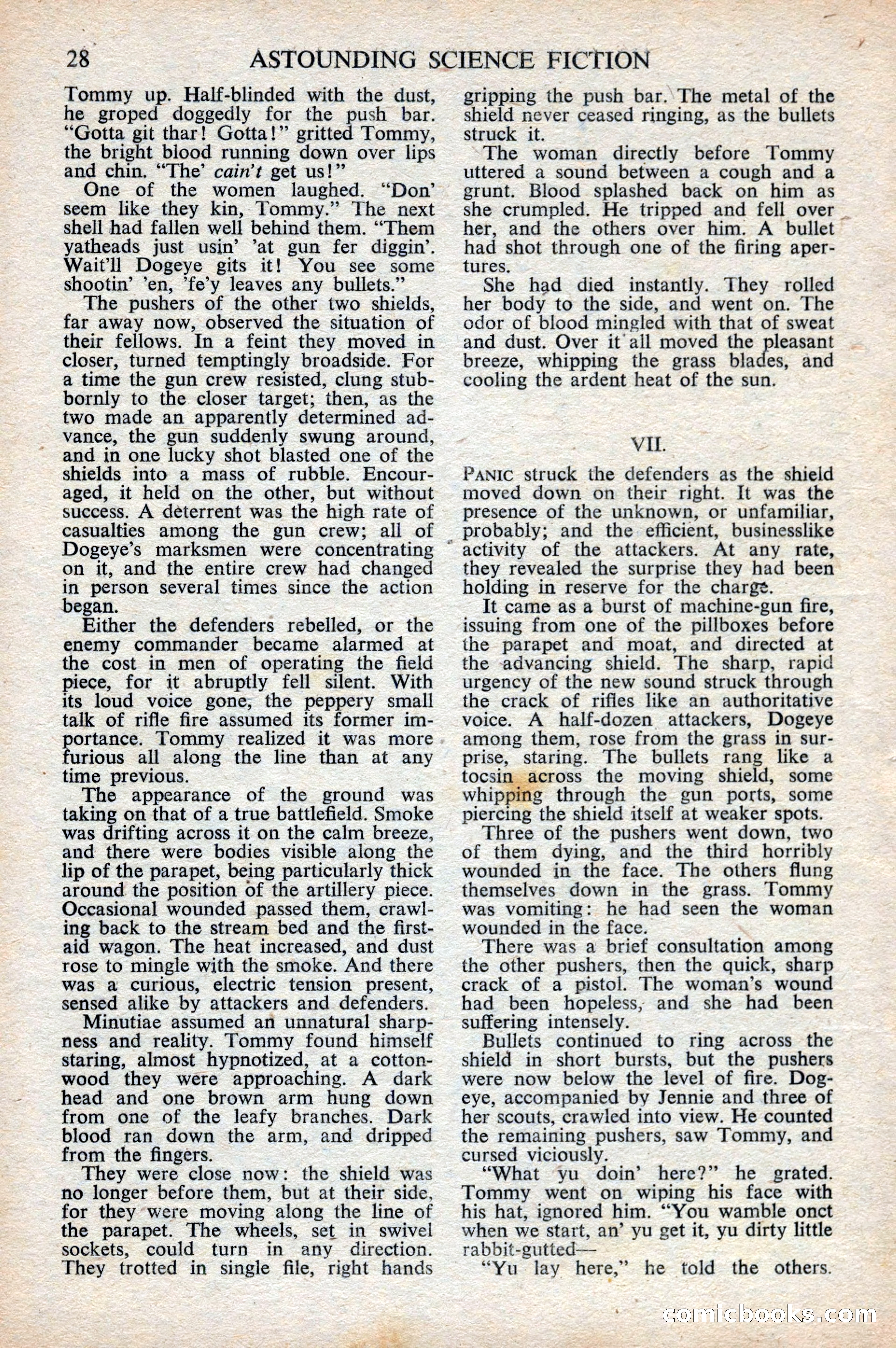 Astounding Science Fiction, British Edition, October 1947 — page 30 of 68