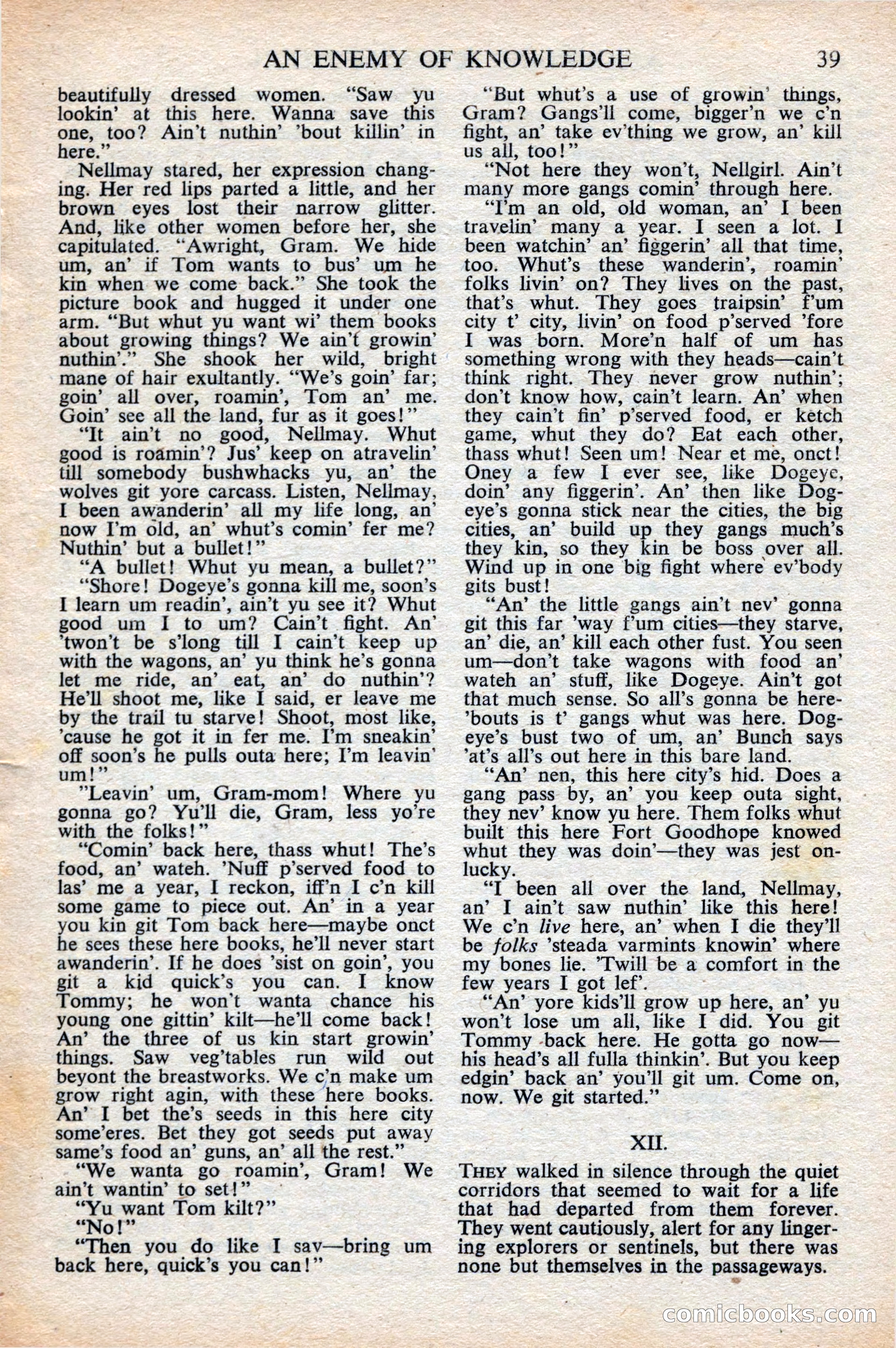 Astounding Science Fiction, British Edition, October 1947 — page 41 of 68