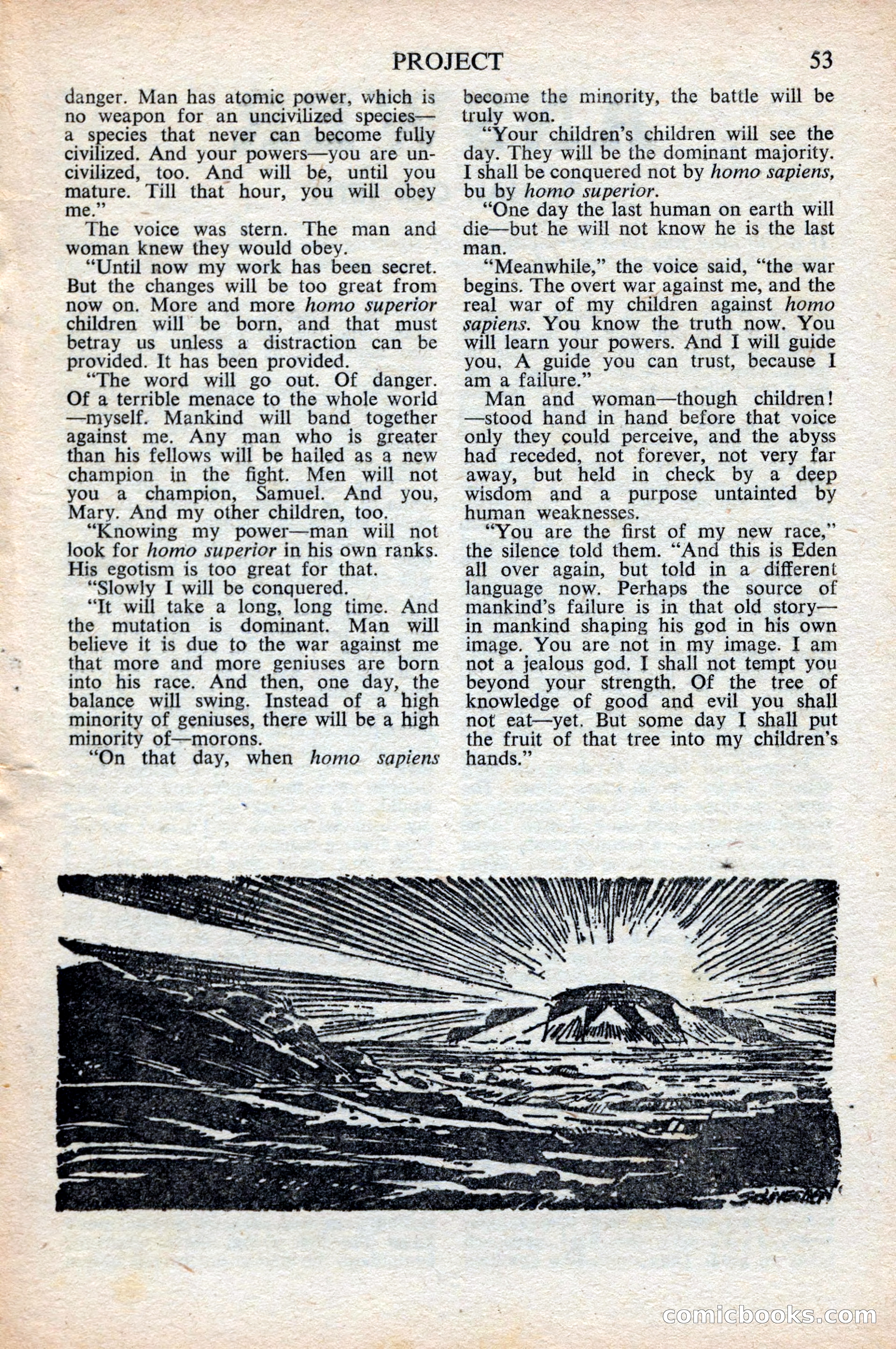 Astounding Science Fiction, British Edition, October 1947 — page 55 of 68