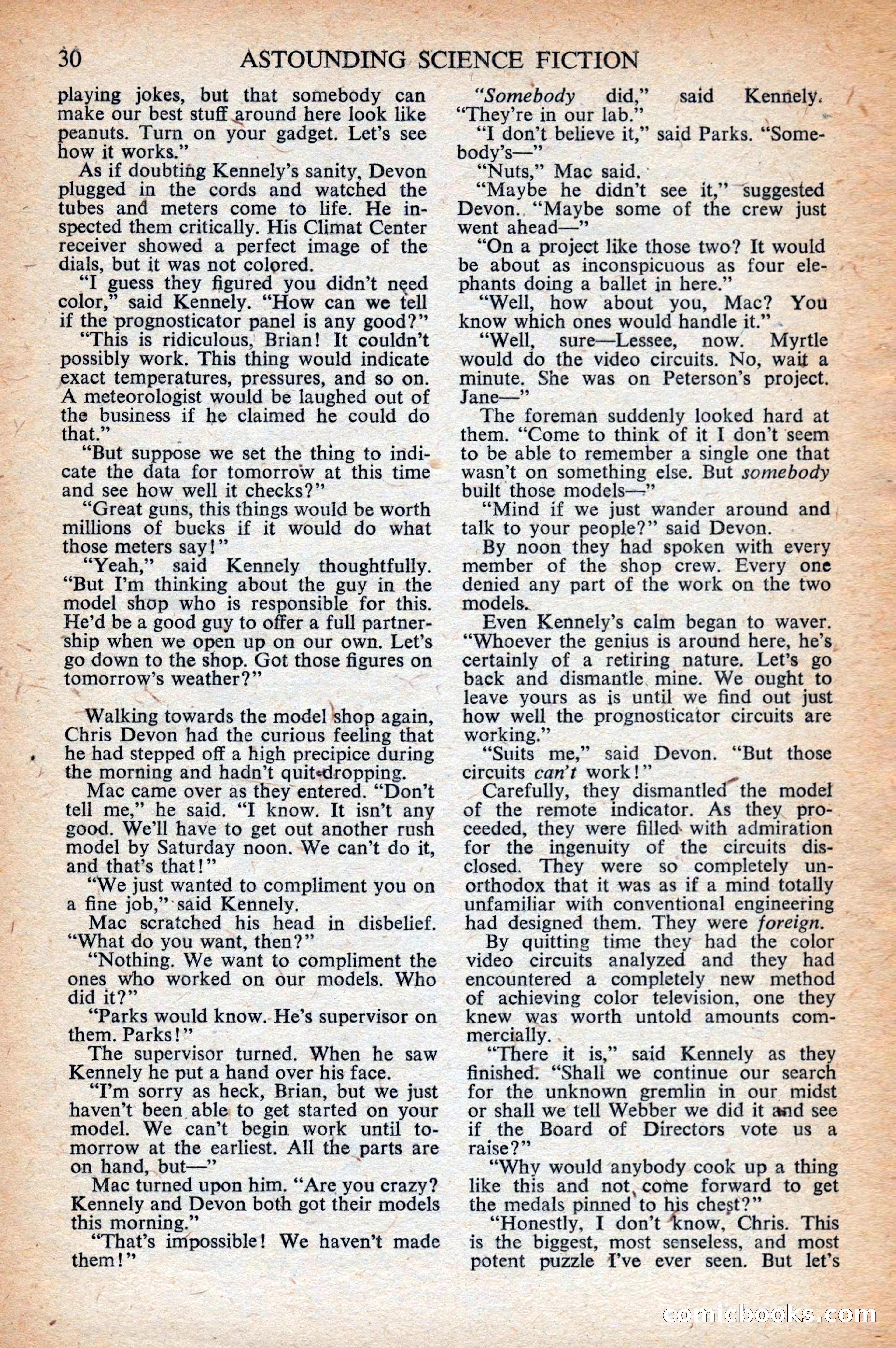 Astounding Science Fiction, British Edition — page 32 of 68