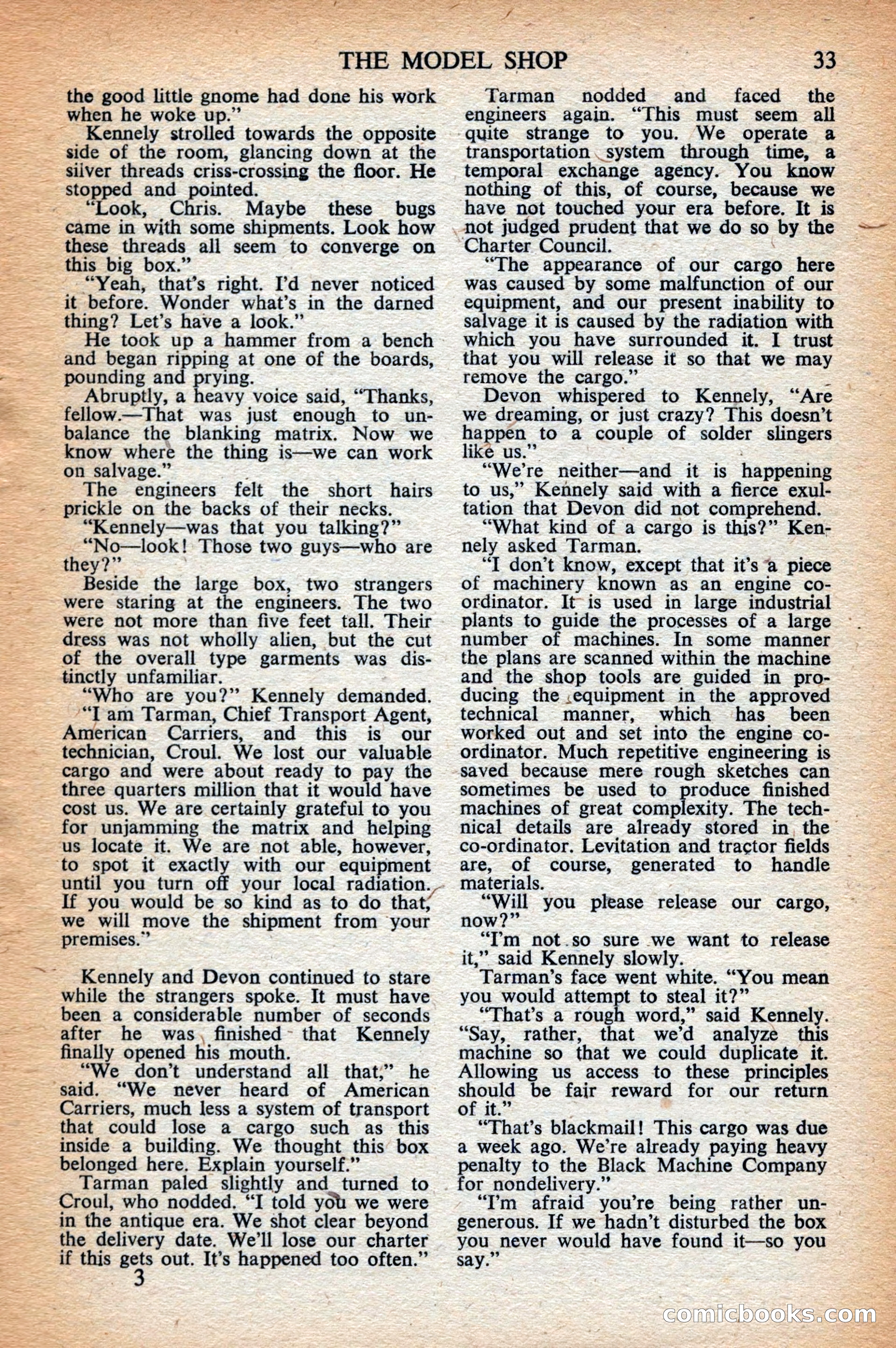 Astounding Science Fiction, British Edition — page 35 of 68
