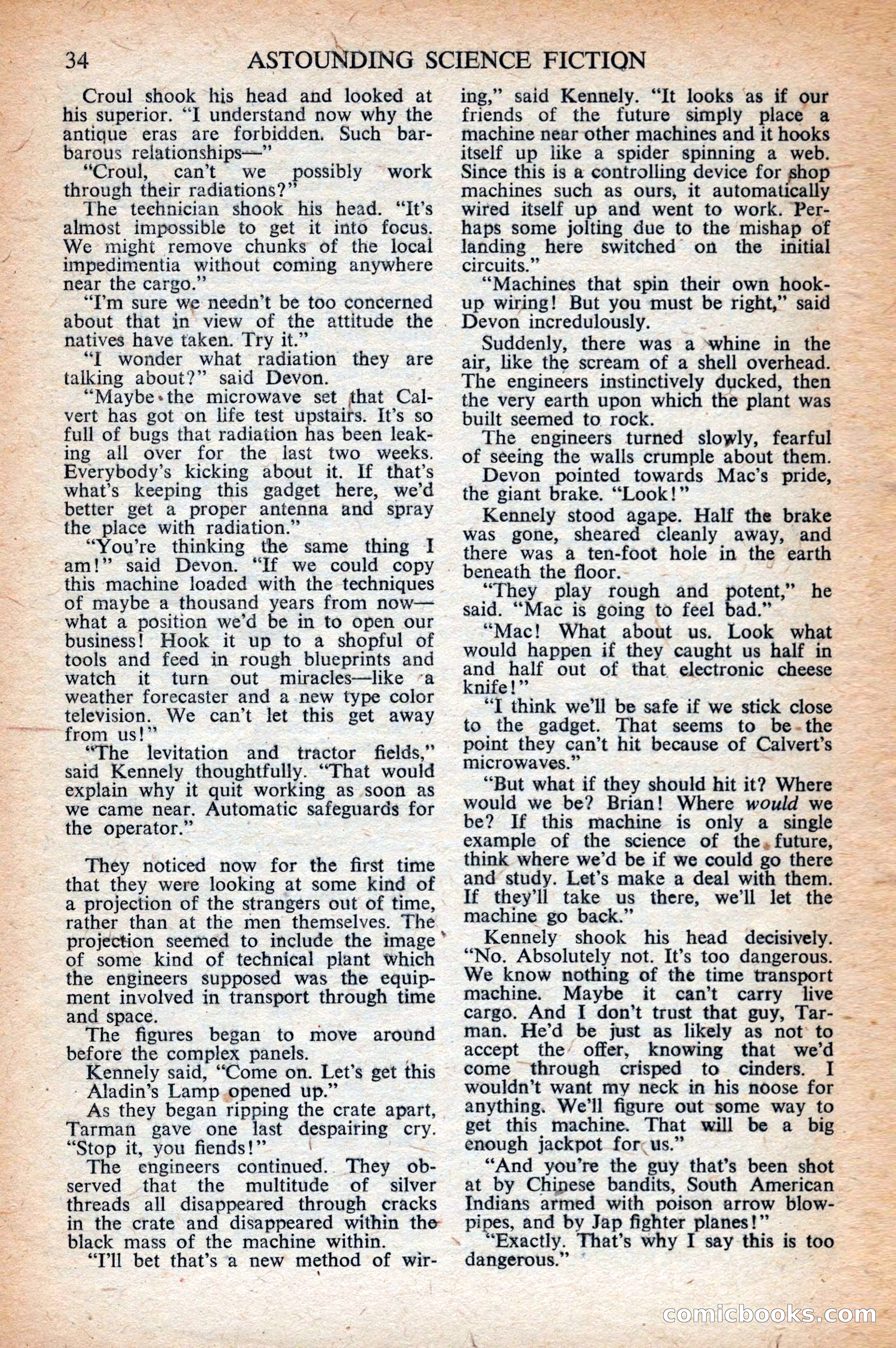 Astounding Science Fiction, British Edition — page 36 of 68