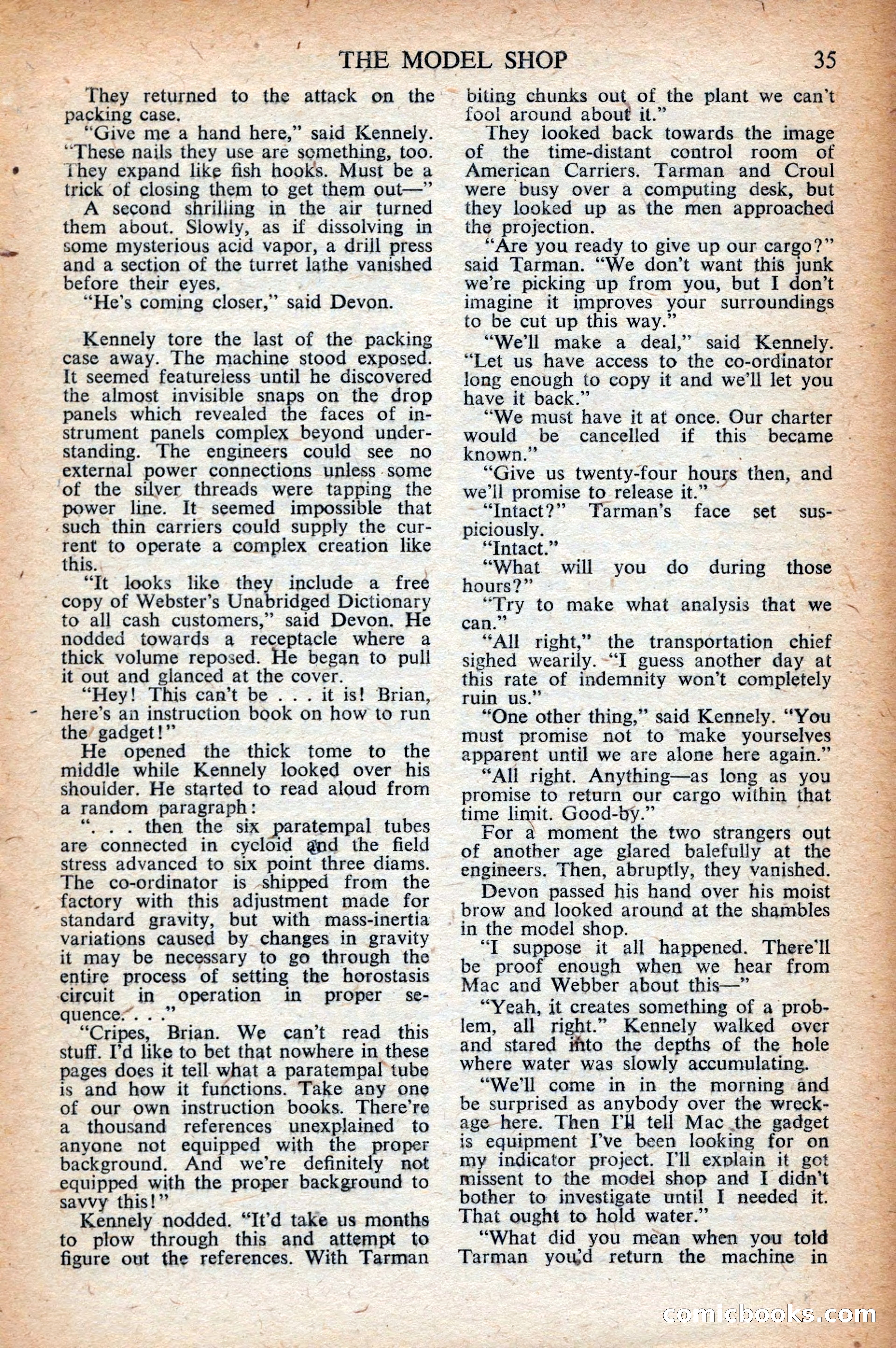 Astounding Science Fiction, British Edition — page 37 of 68