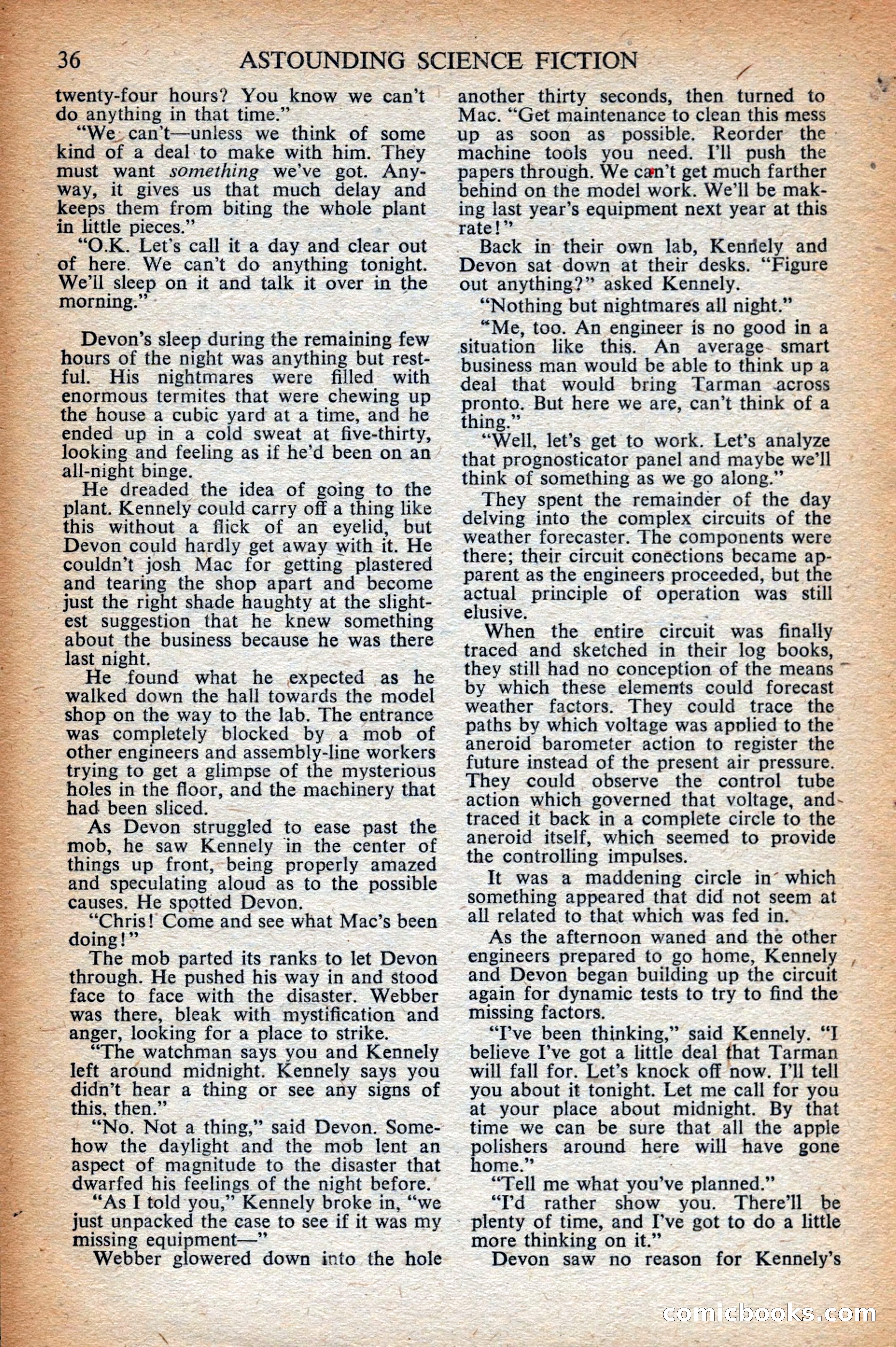 Astounding Science Fiction, British Edition — page 38 of 68