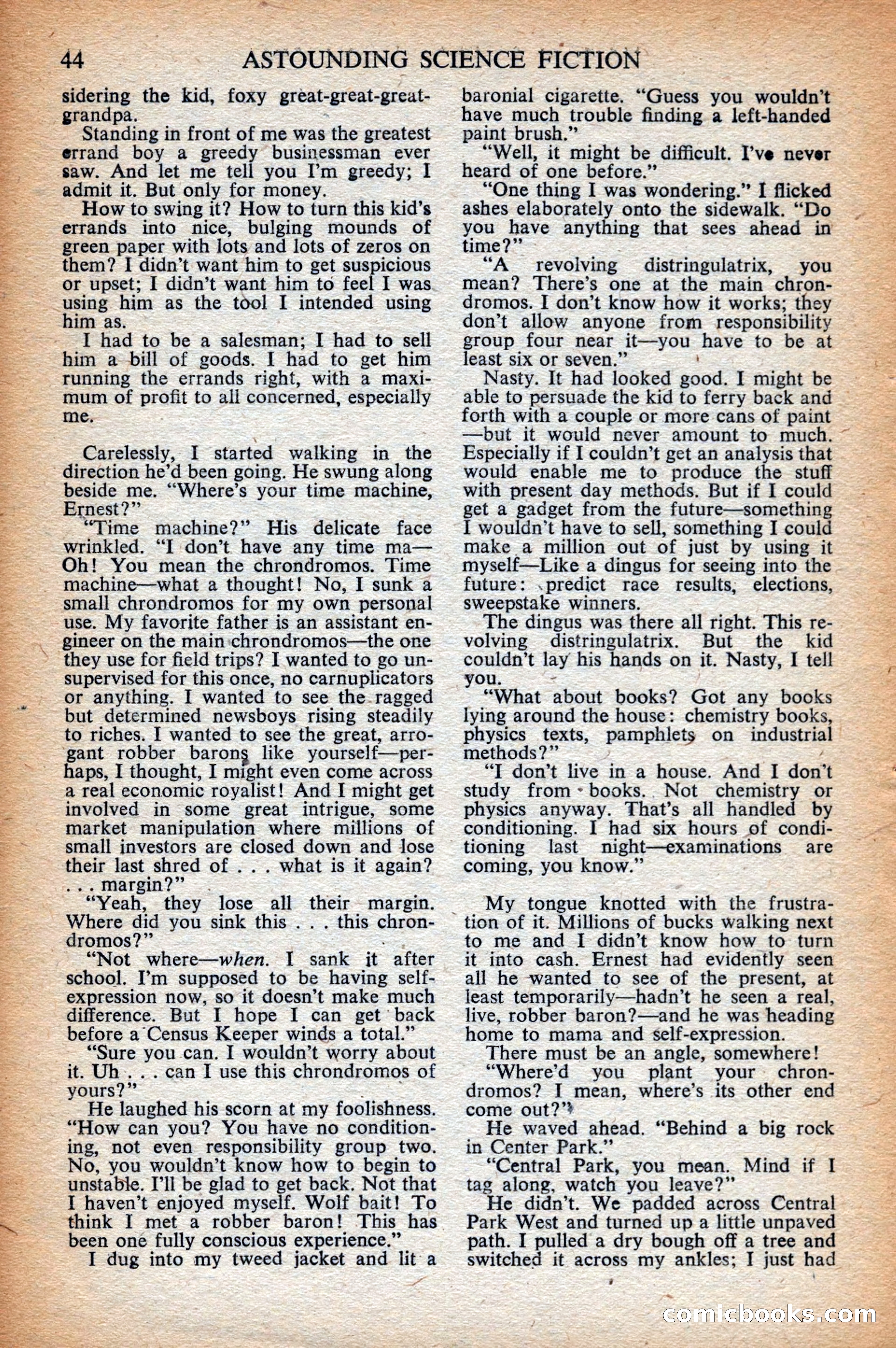 Astounding Science Fiction, British Edition — page 46 of 68