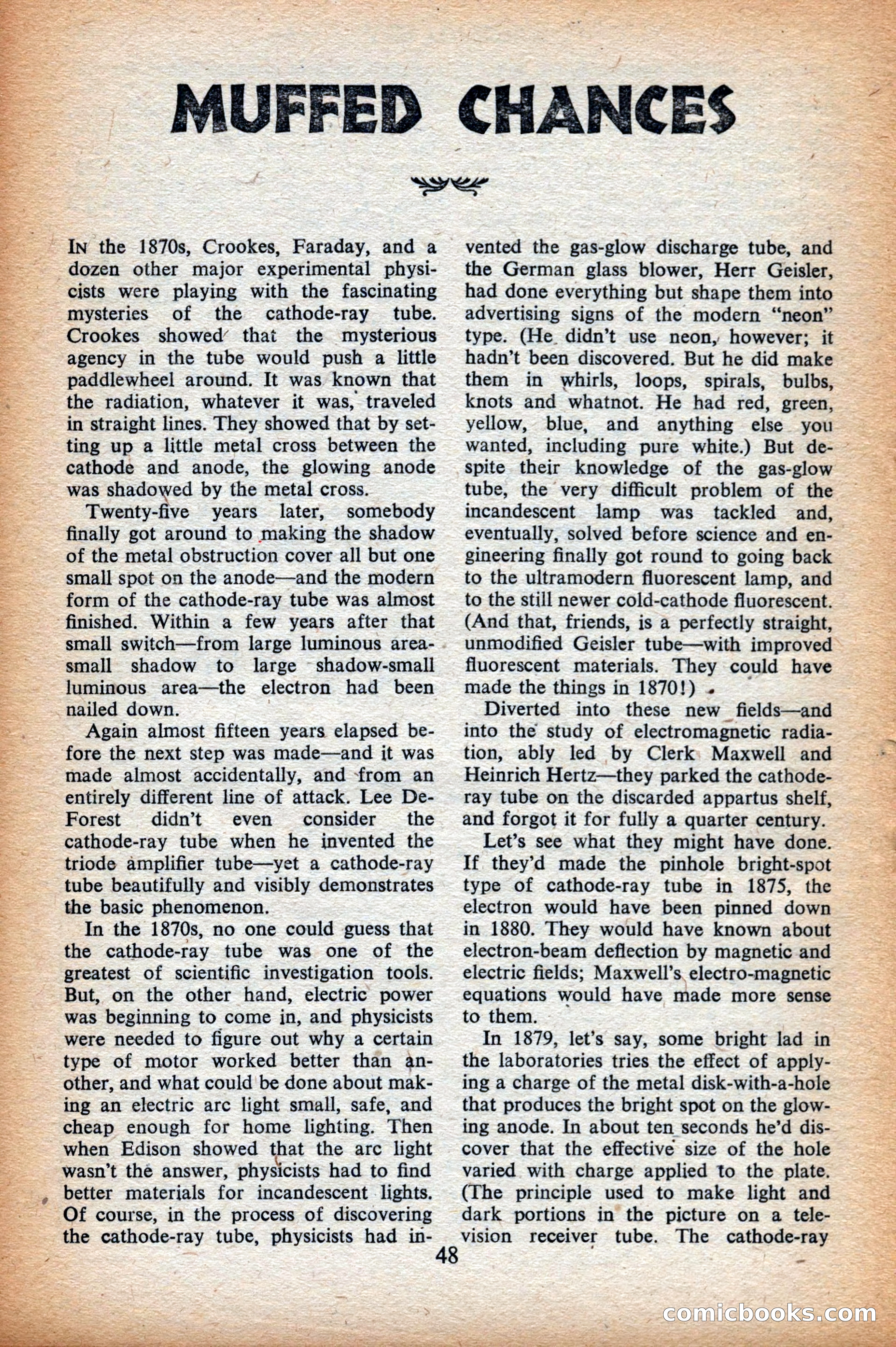 Astounding Science Fiction, British Edition — page 50 of 68