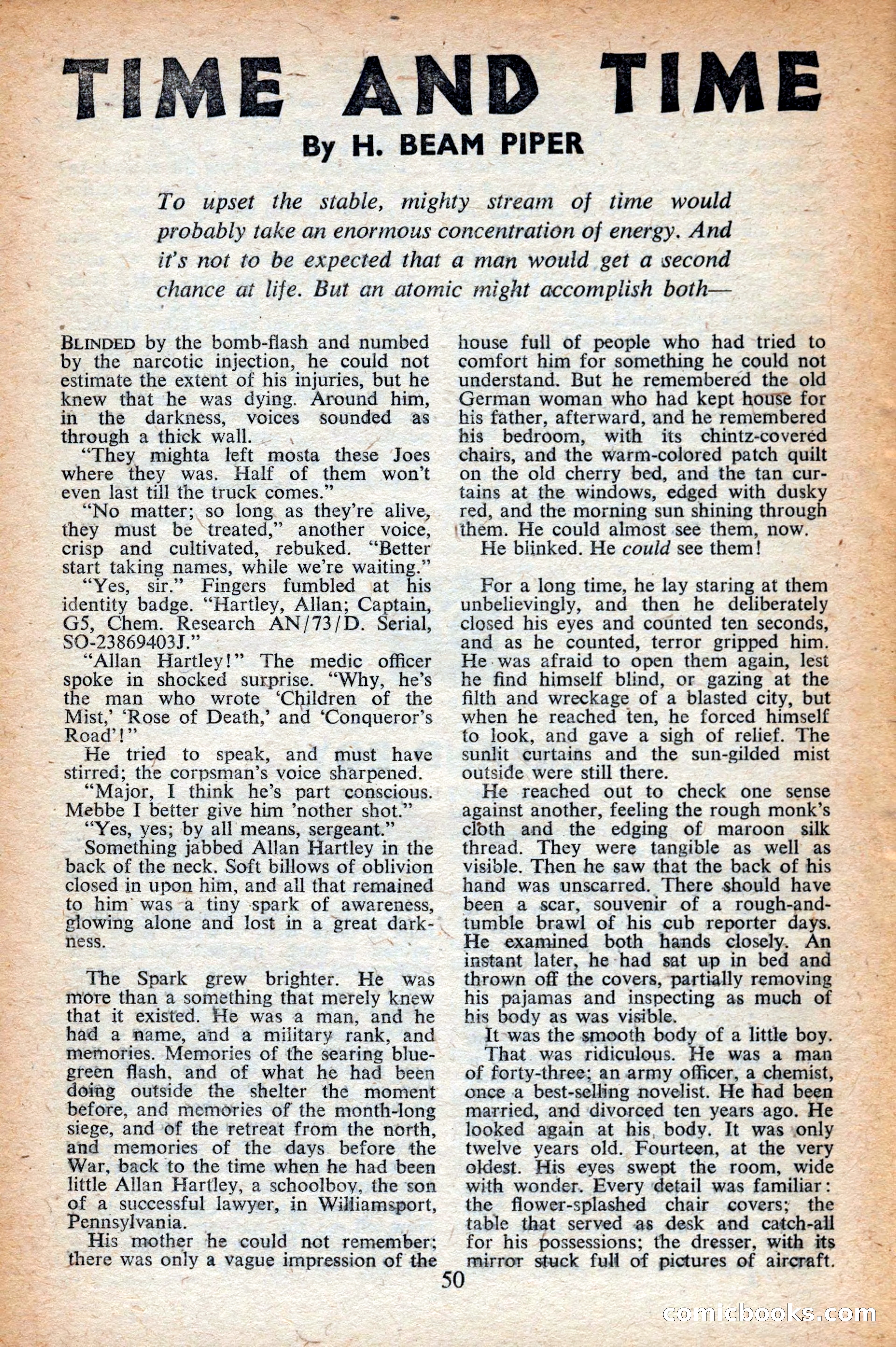 Astounding Science Fiction, British Edition — page 52 of 68
