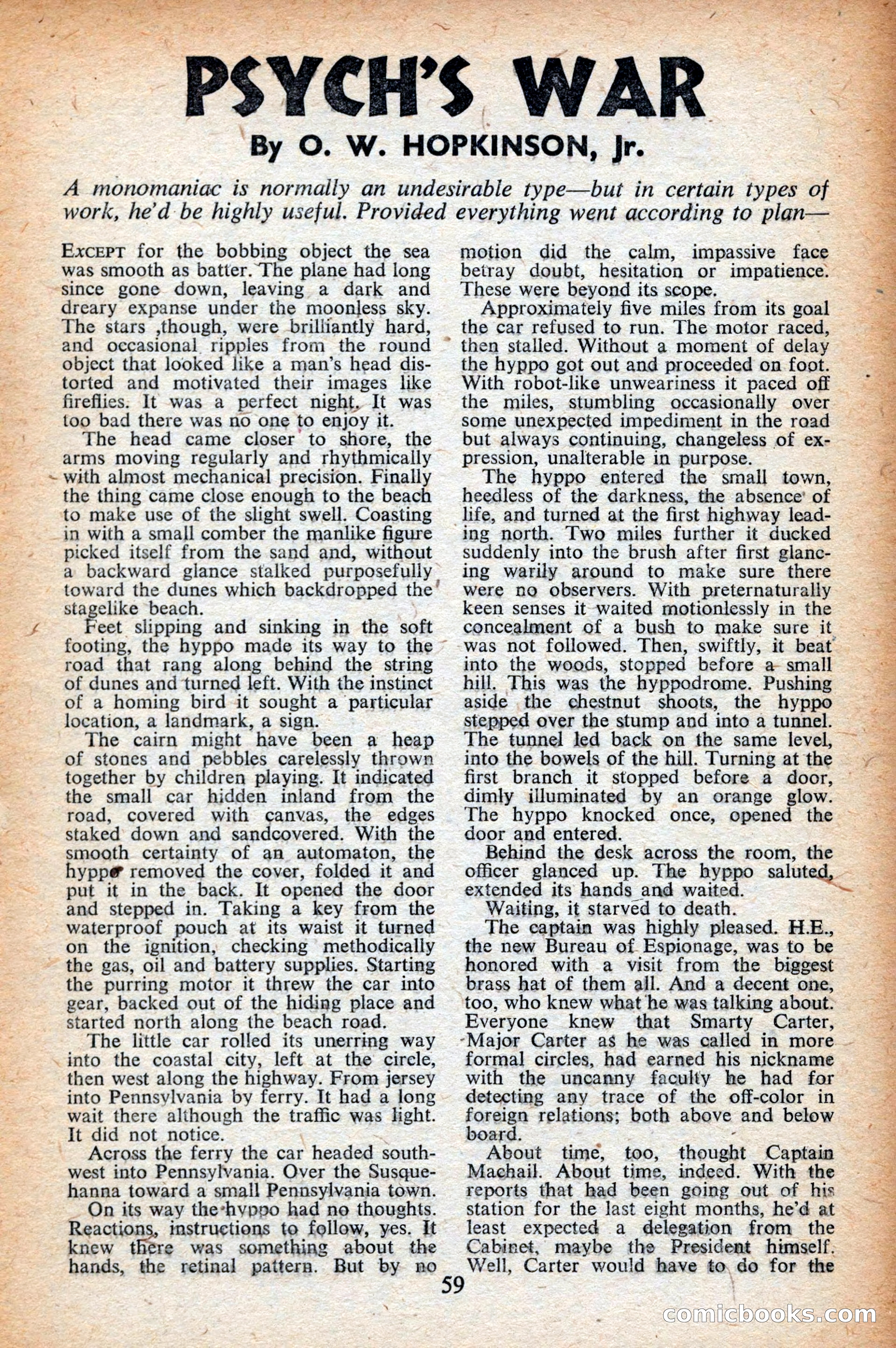 Astounding Science Fiction, British Edition — page 61 of 68