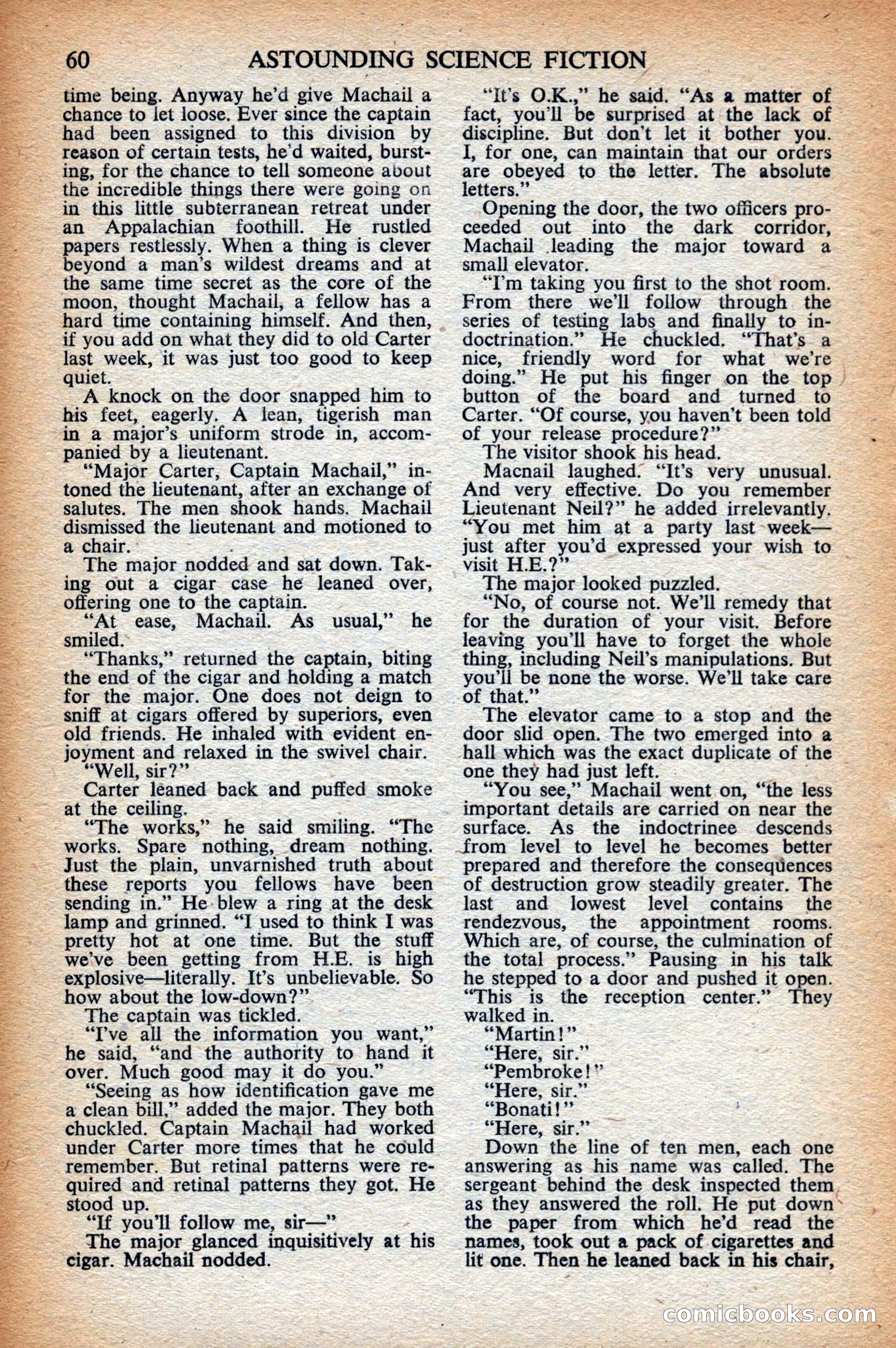 Astounding Science Fiction, British Edition — page 62 of 68