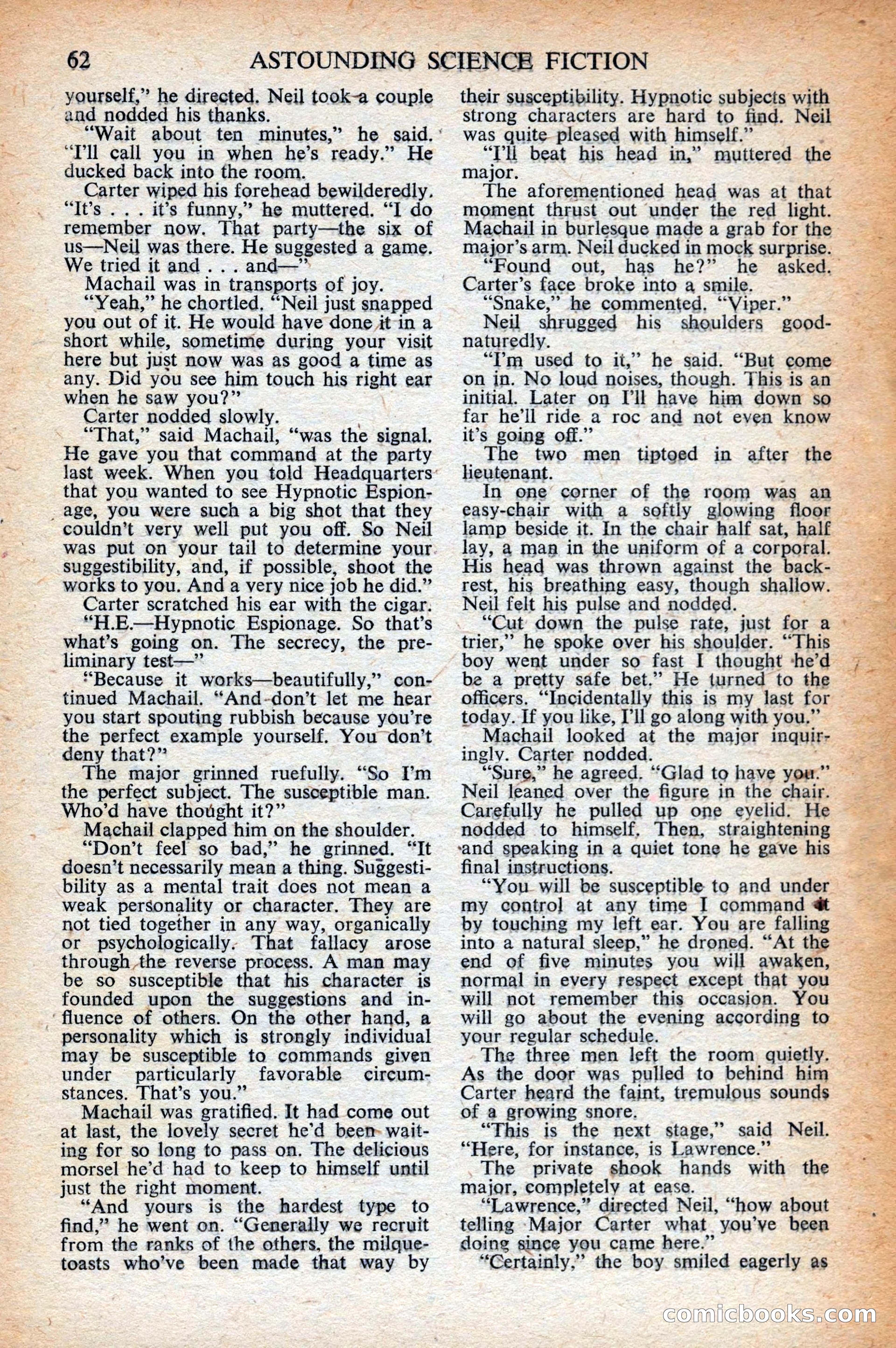 Astounding Science Fiction, British Edition — page 64 of 68