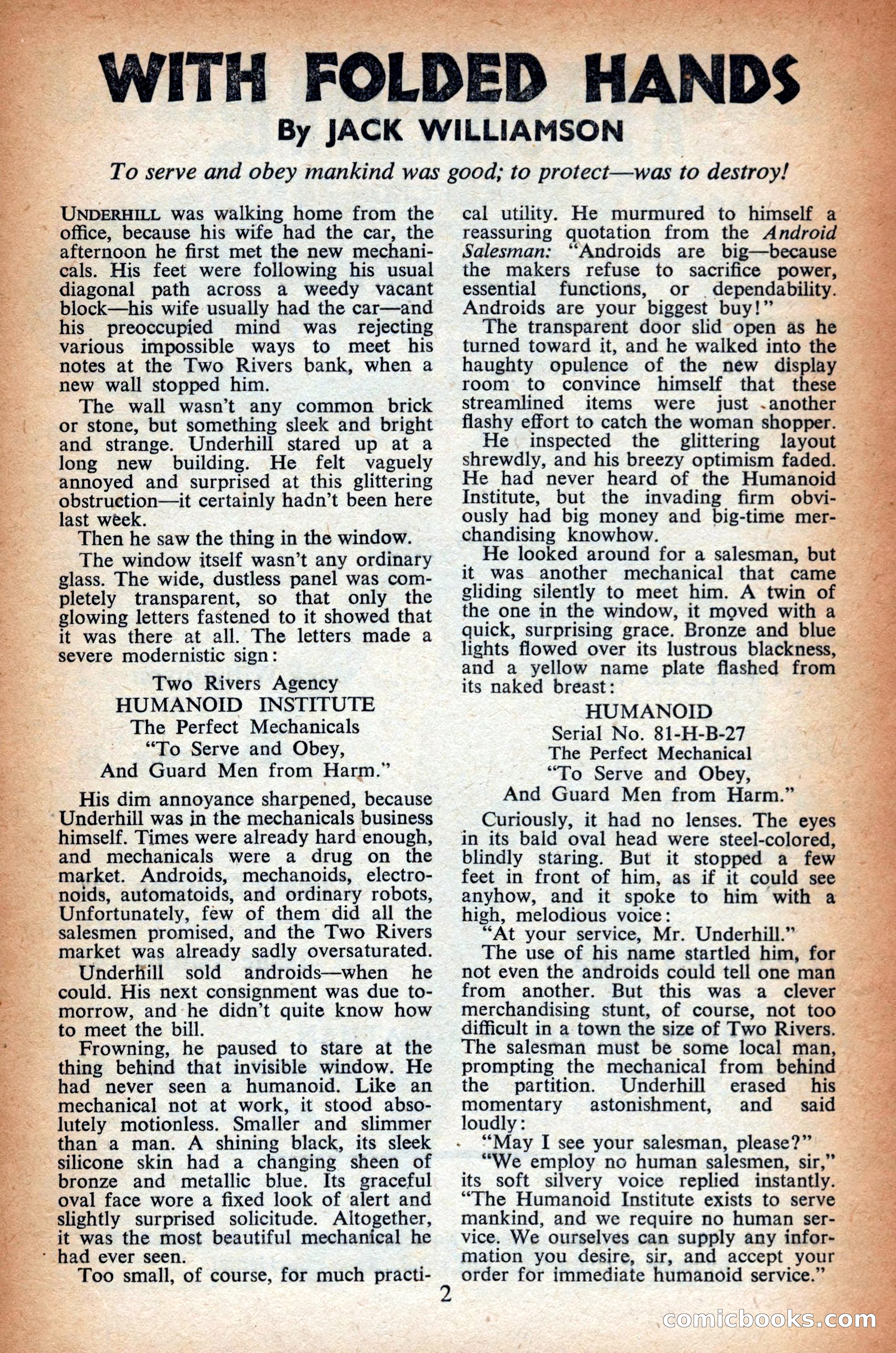 Astounding Science Fiction, British Edition — page 4 of 68