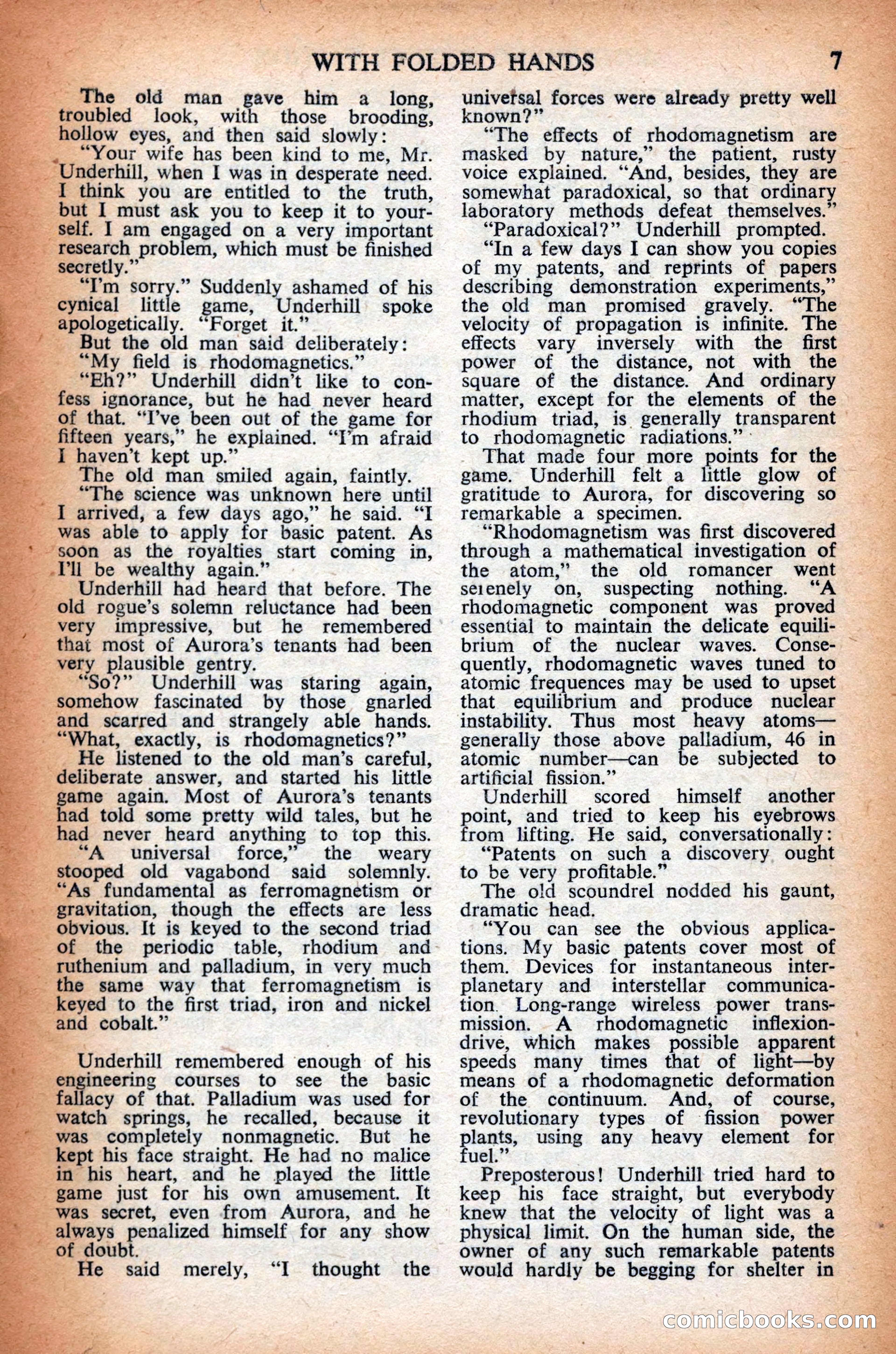 Astounding Science Fiction, British Edition — page 9 of 68