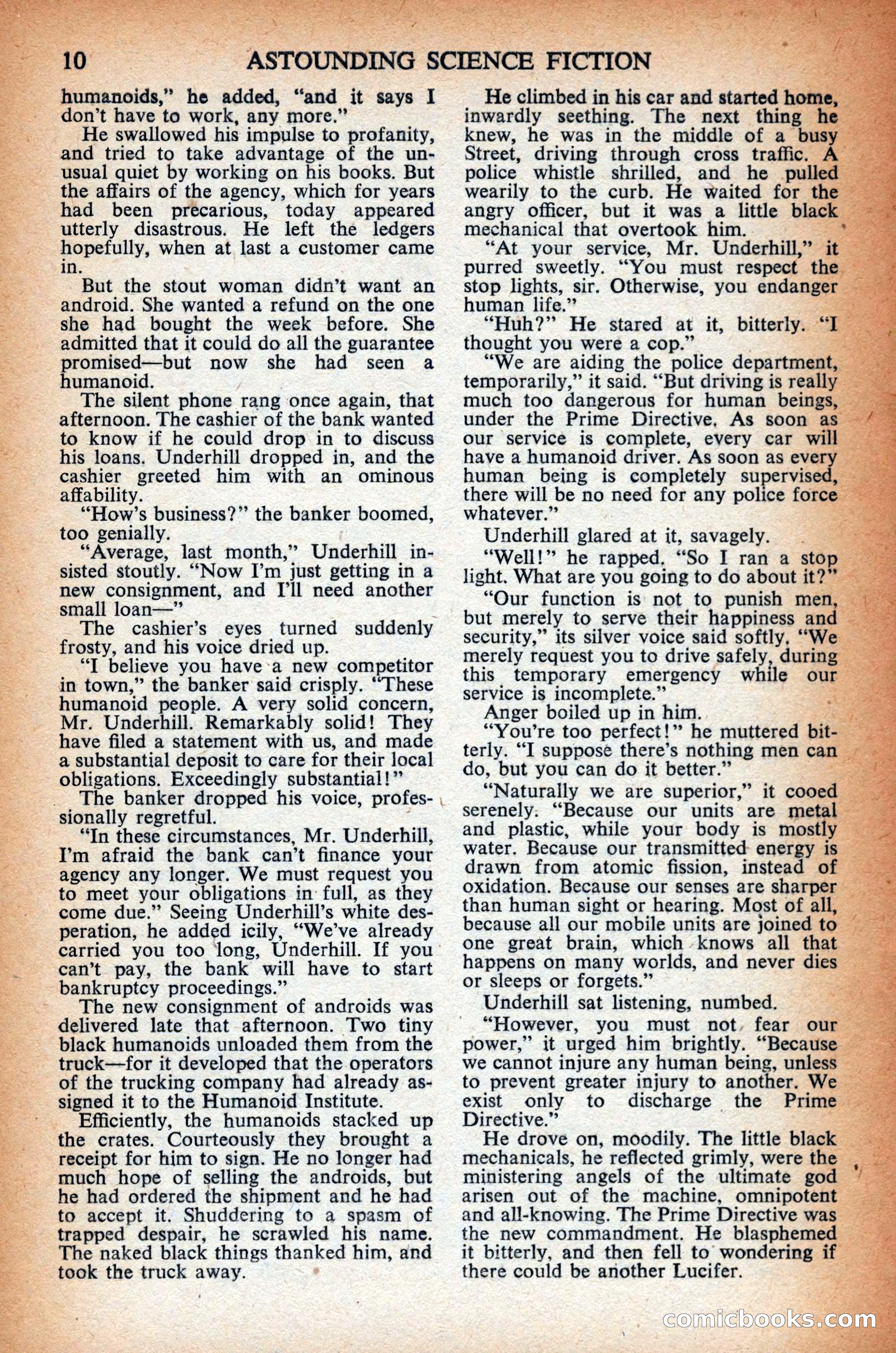 Astounding Science Fiction, British Edition — page 12 of 68