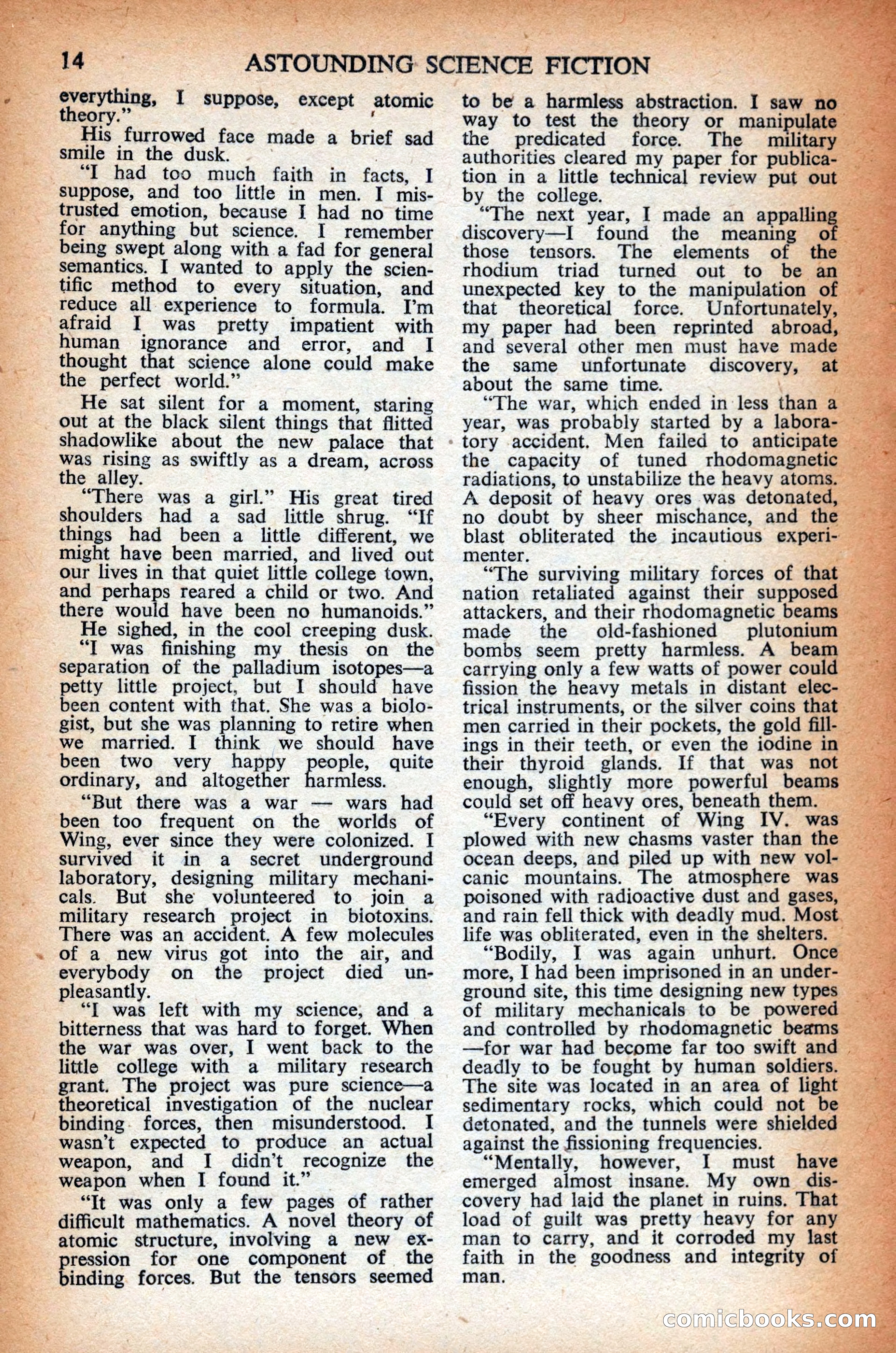 Astounding Science Fiction, British Edition — page 16 of 68
