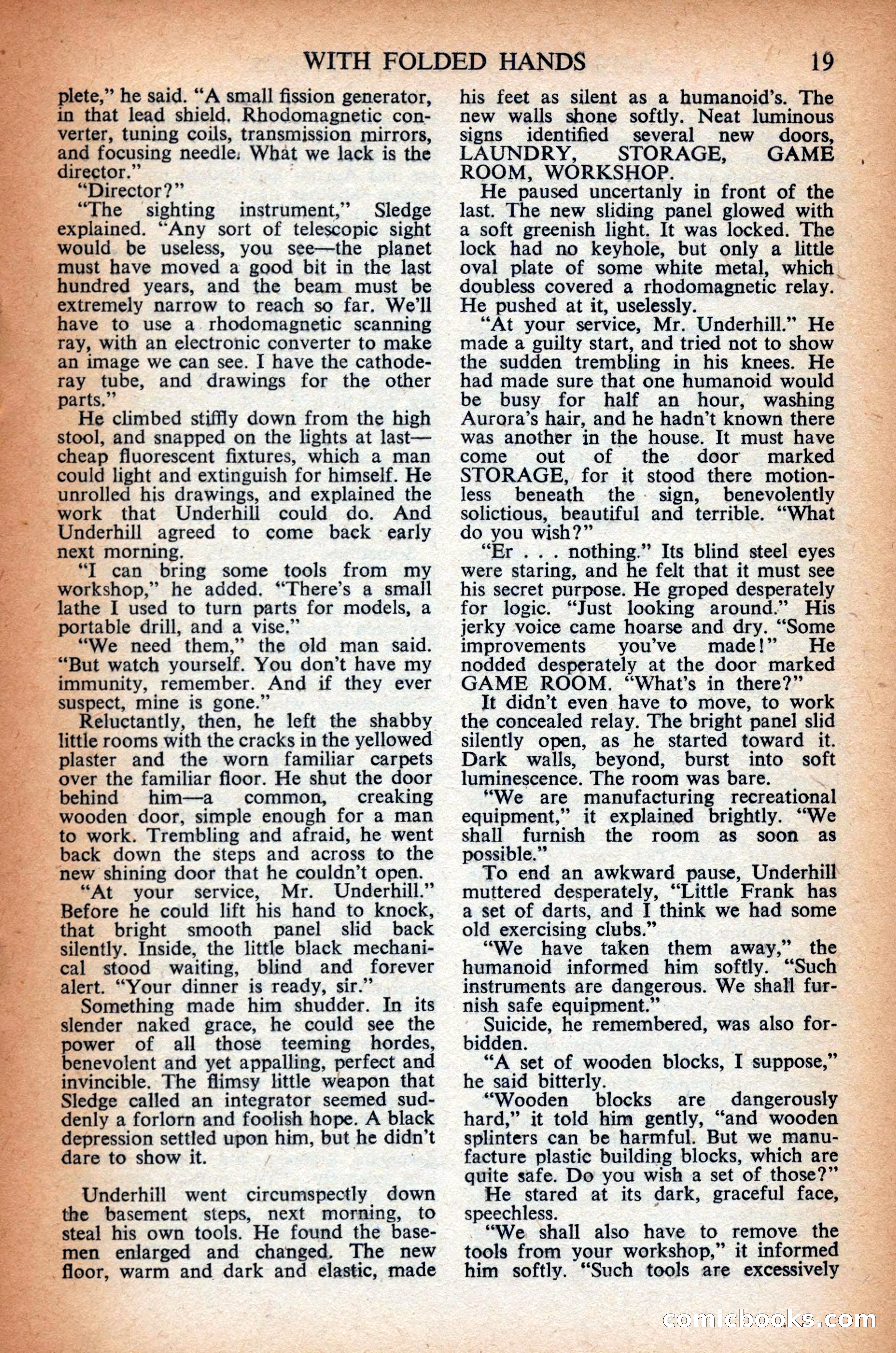 Astounding Science Fiction, British Edition — page 21 of 68