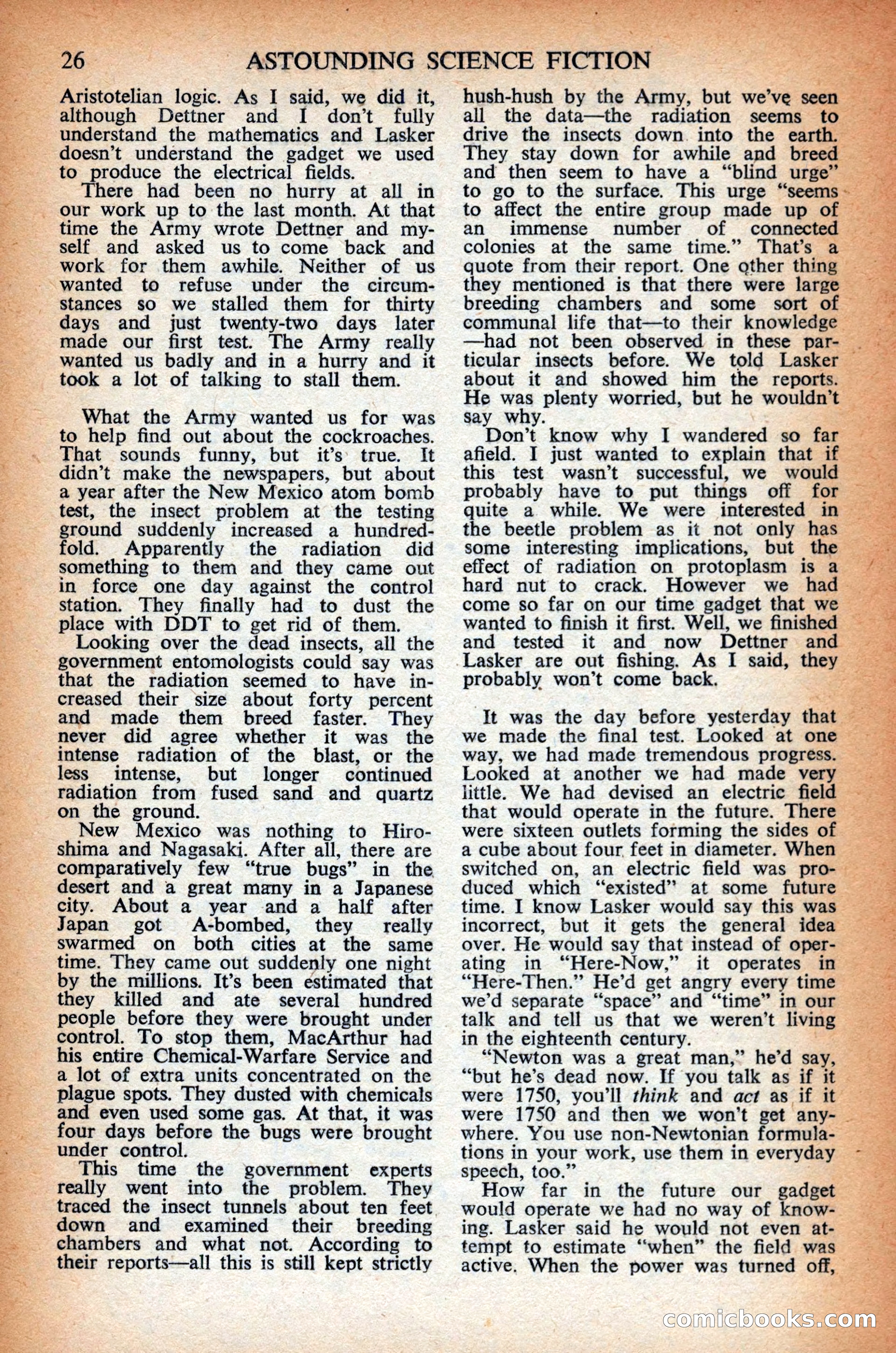 Astounding Science Fiction, British Edition — page 28 of 68
