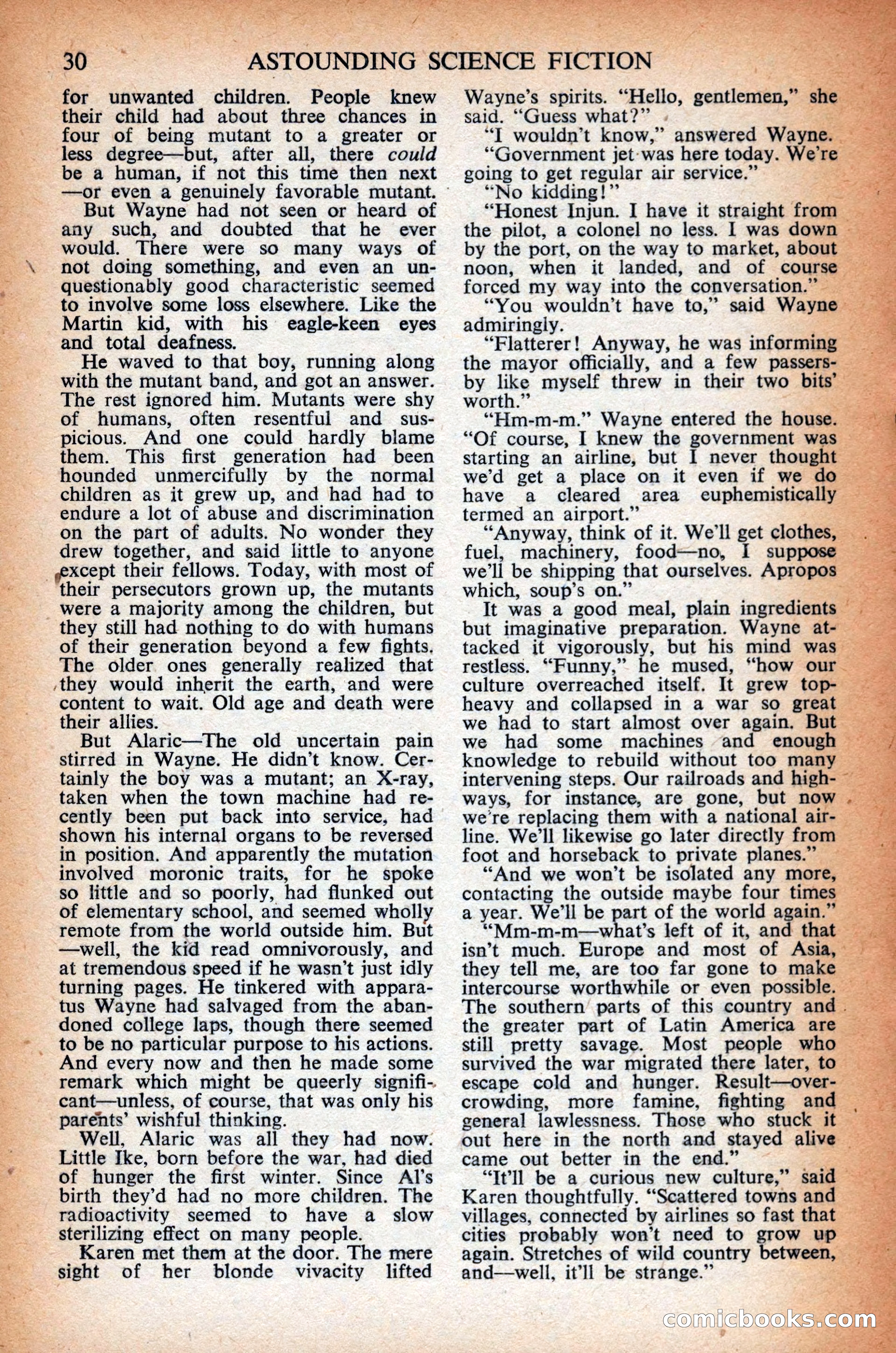 Astounding Science Fiction, British Edition — page 32 of 68