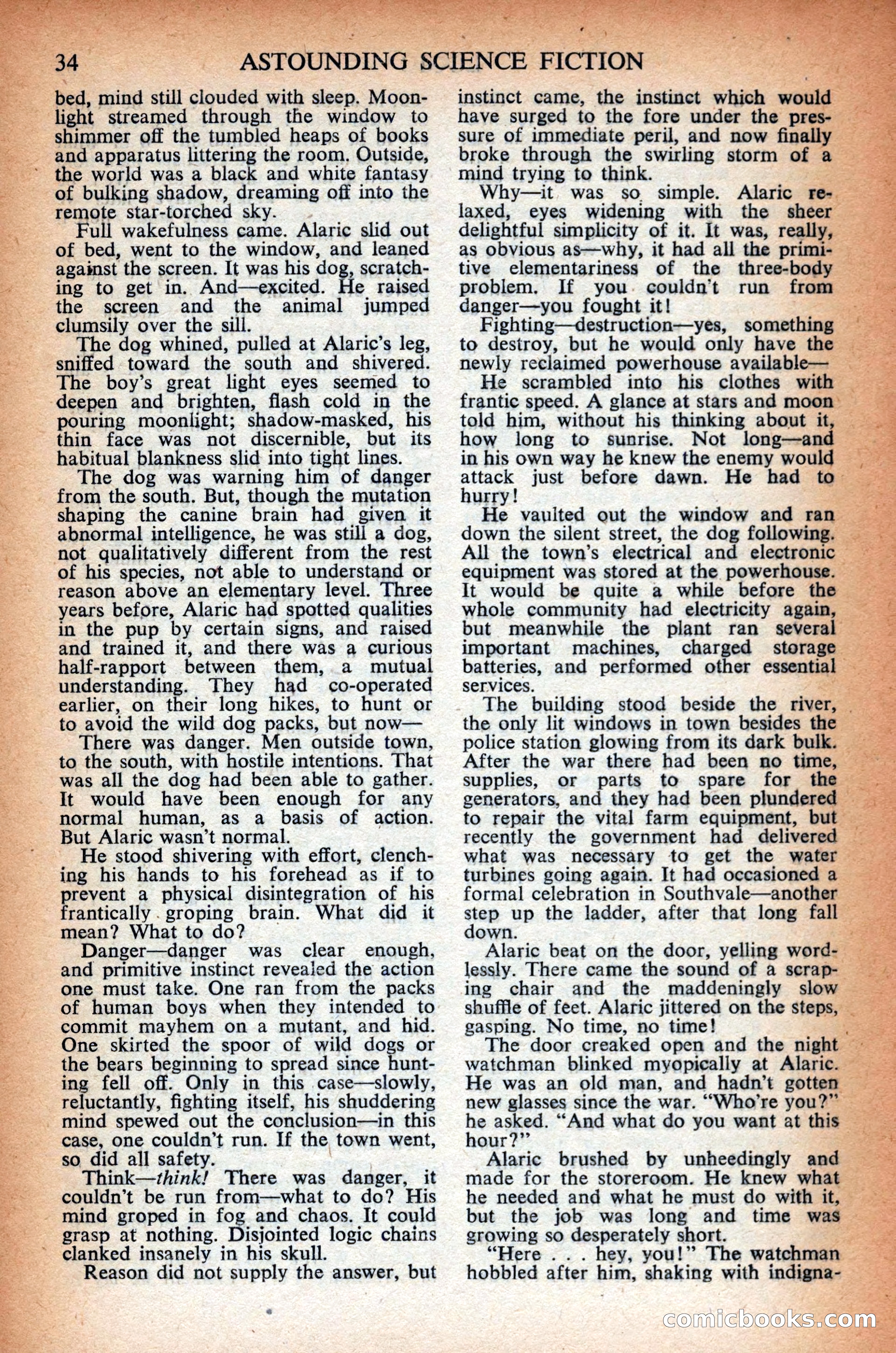 Astounding Science Fiction, British Edition — page 36 of 68