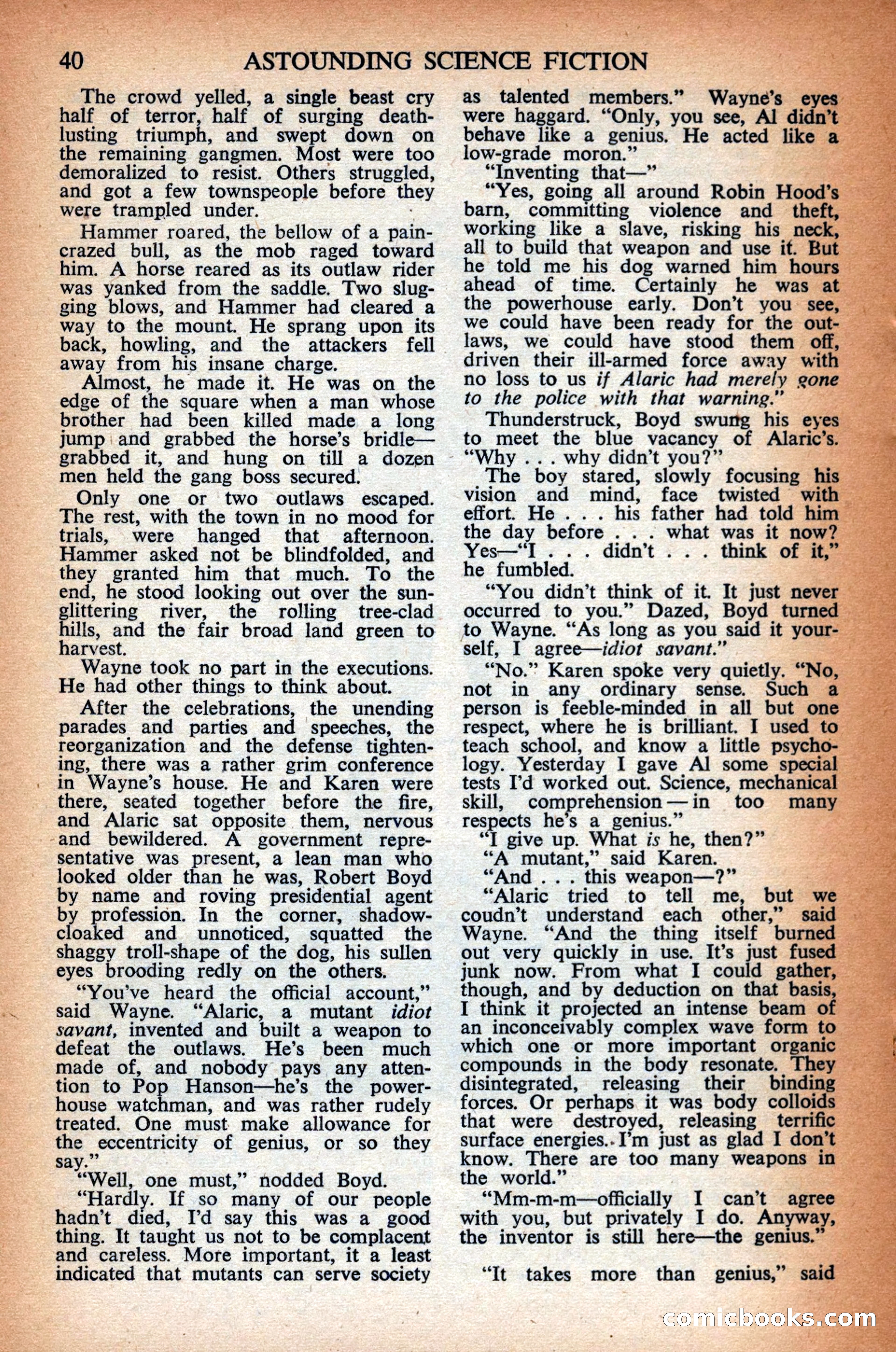 Astounding Science Fiction, British Edition — page 42 of 68