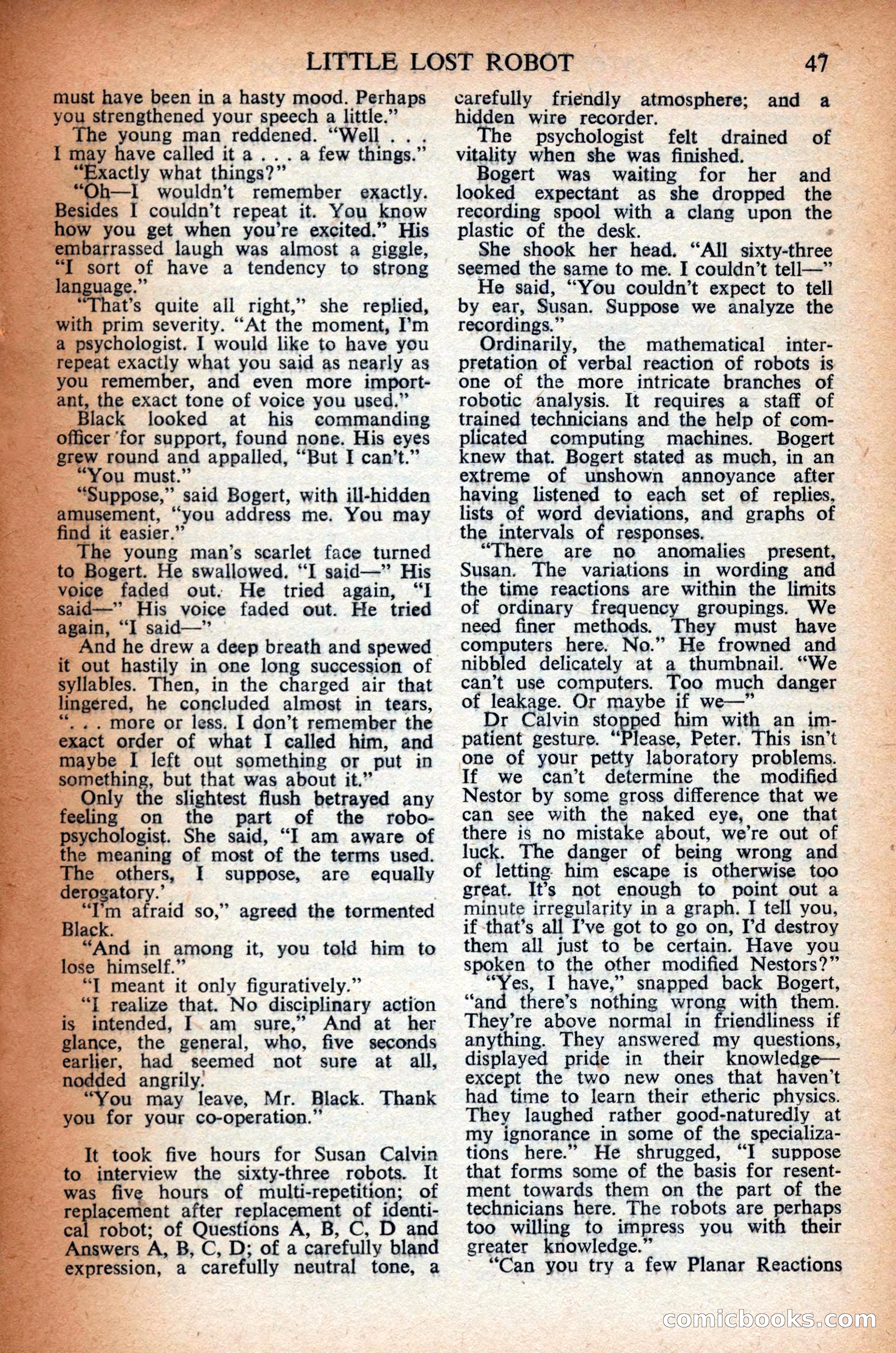 Astounding Science Fiction, British Edition — page 49 of 68