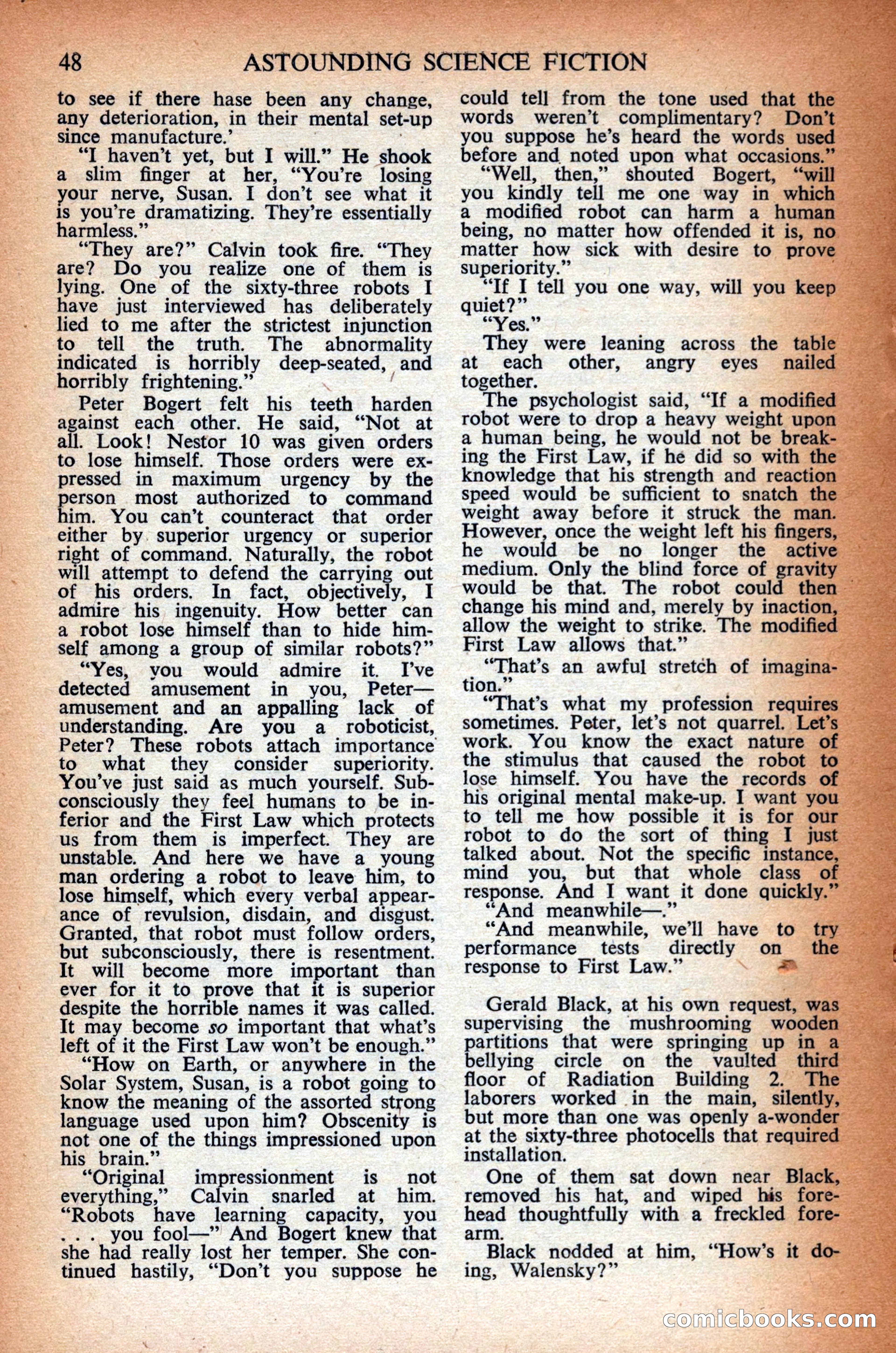 Astounding Science Fiction, British Edition — page 50 of 68
