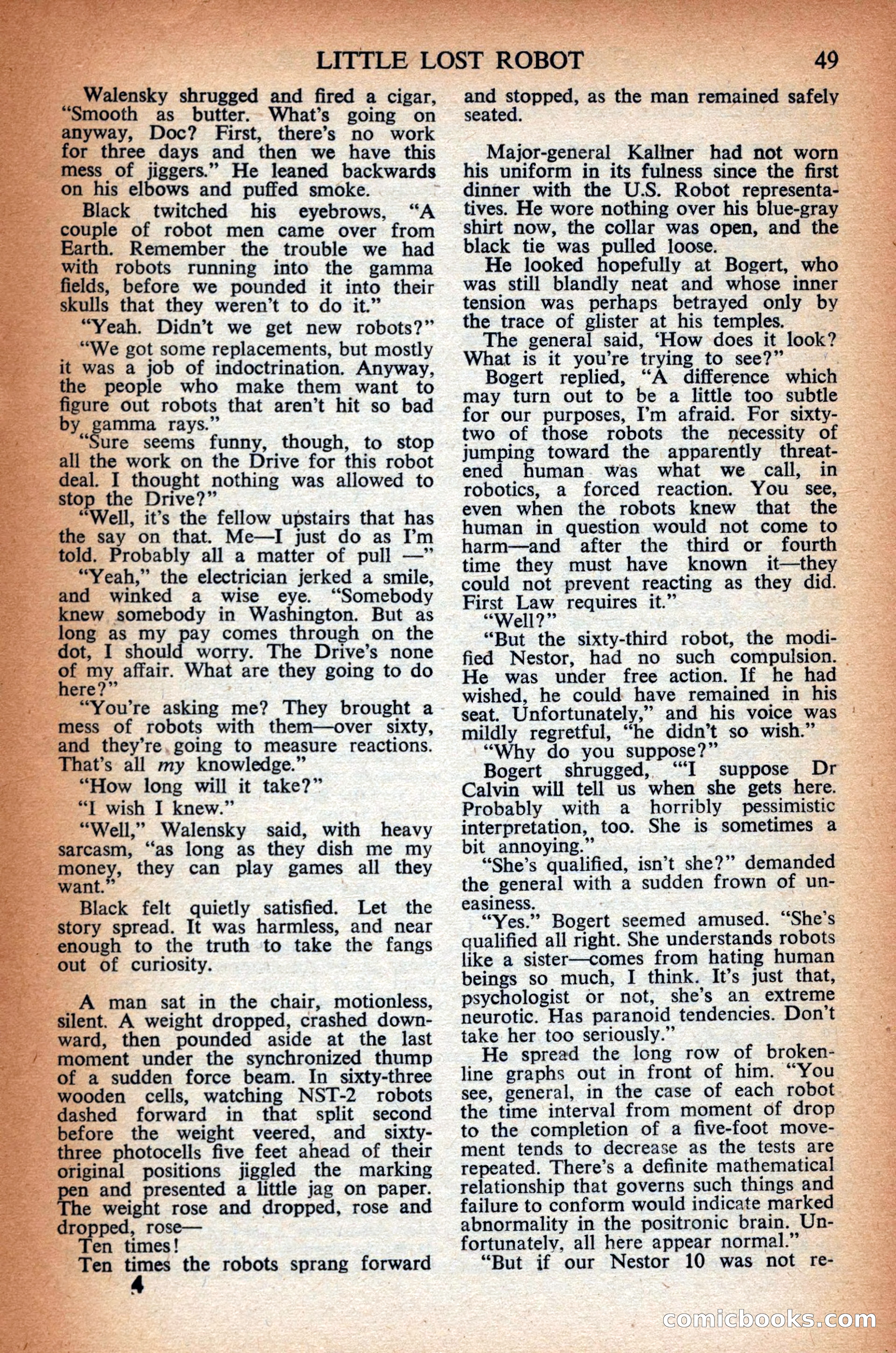Astounding Science Fiction, British Edition — page 51 of 68