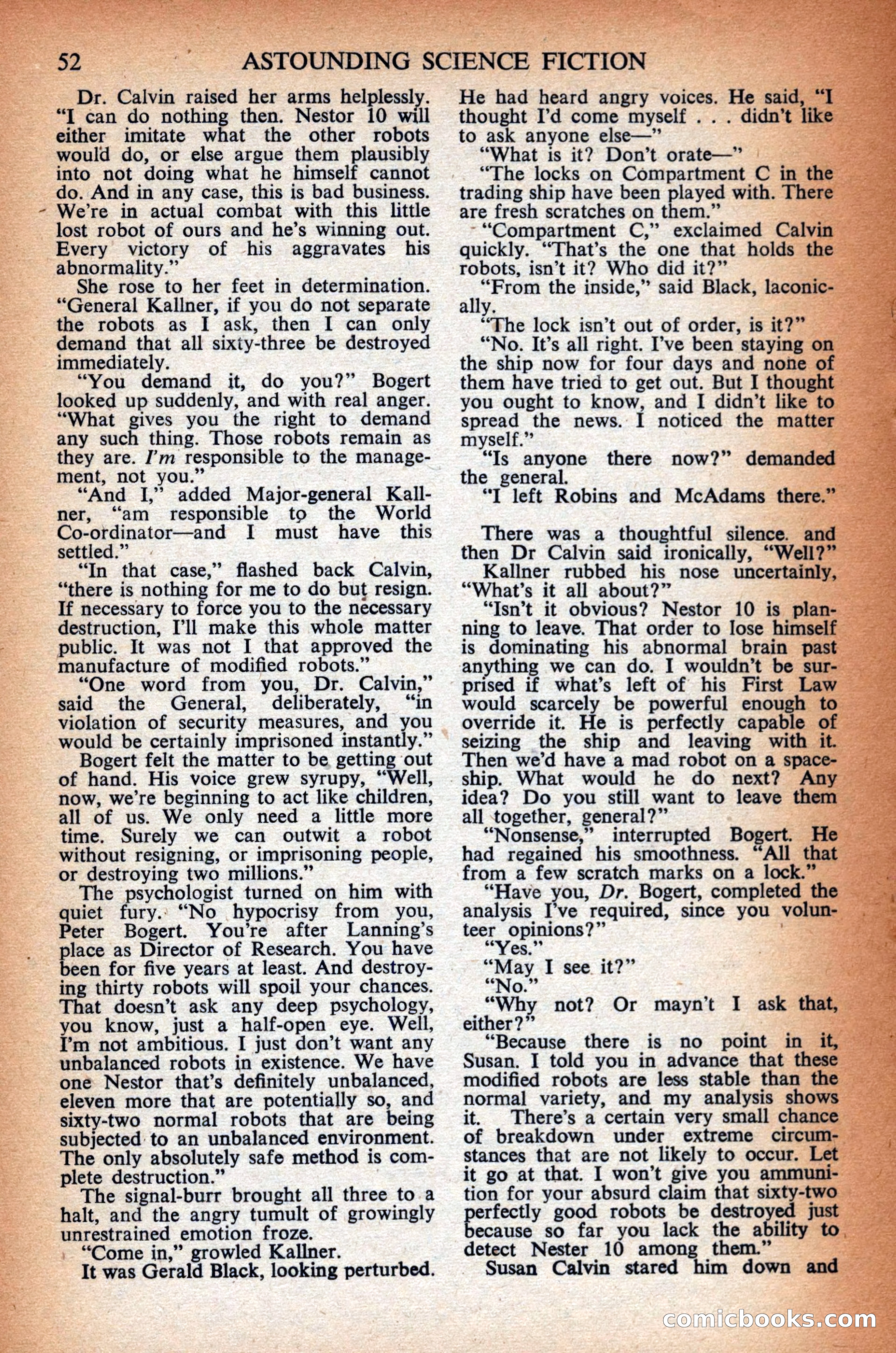 Astounding Science Fiction, British Edition — page 54 of 68
