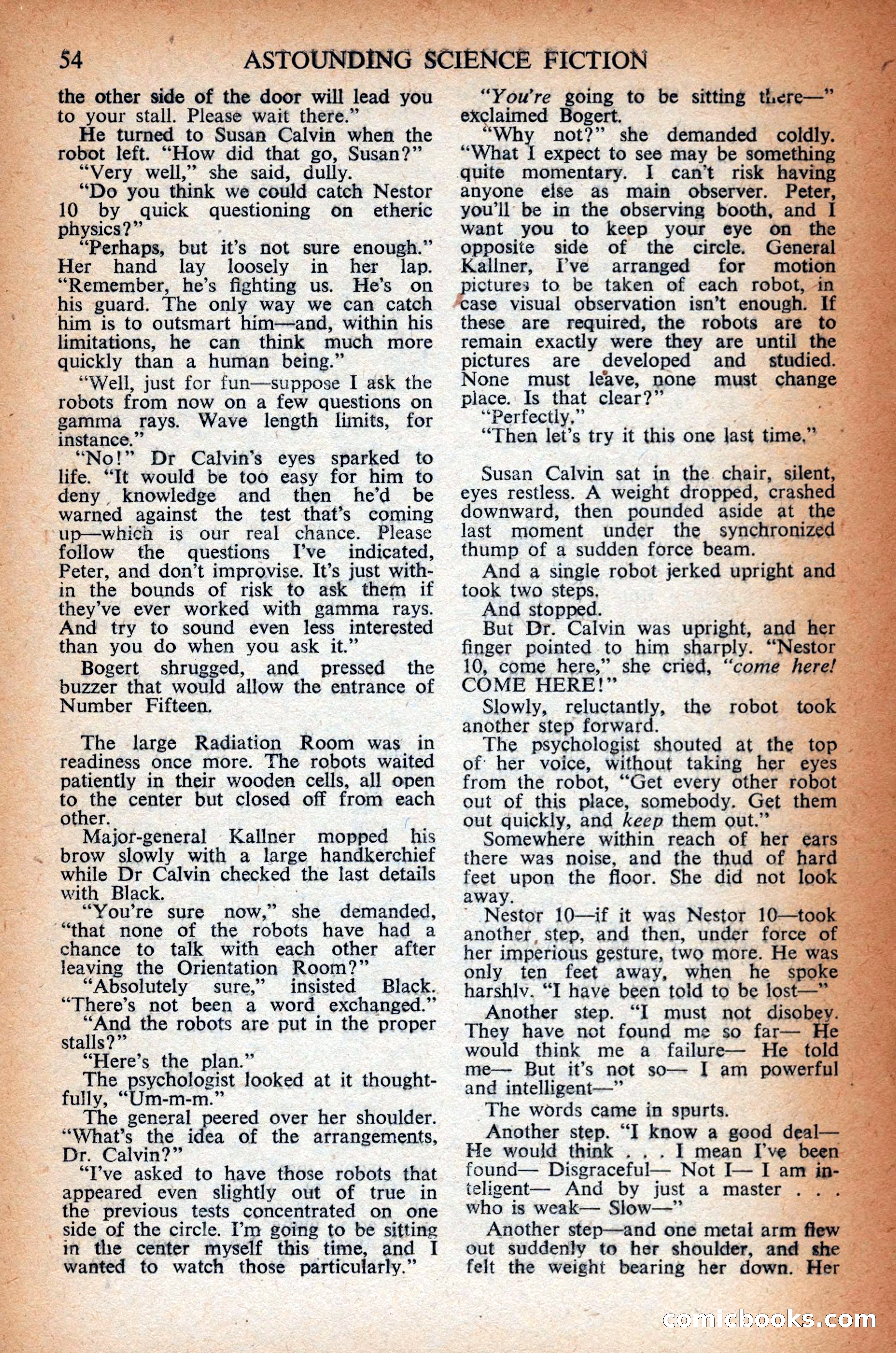 Astounding Science Fiction, British Edition — page 56 of 68