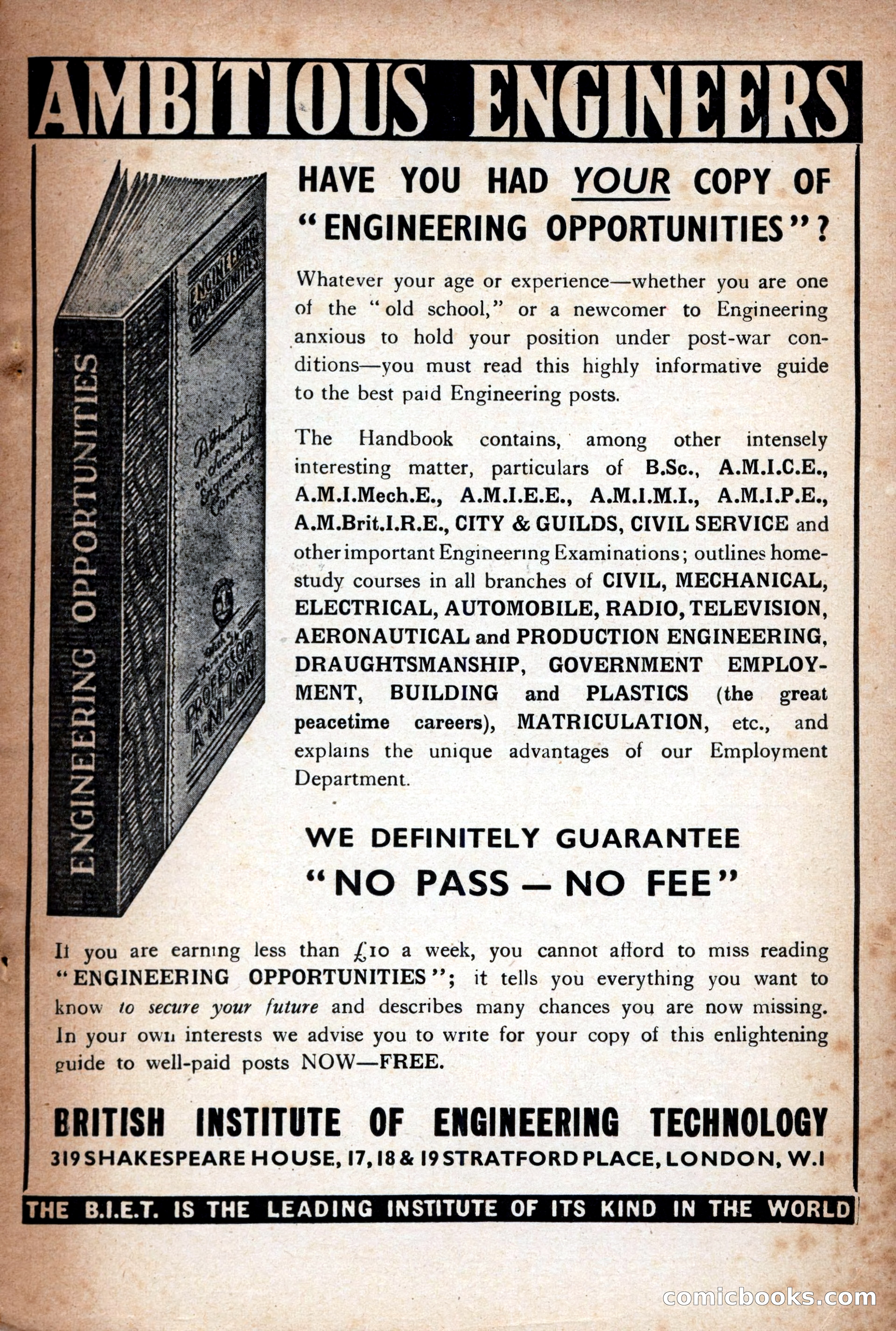 Astounding Science Fiction, British Edition — page 67 of 68