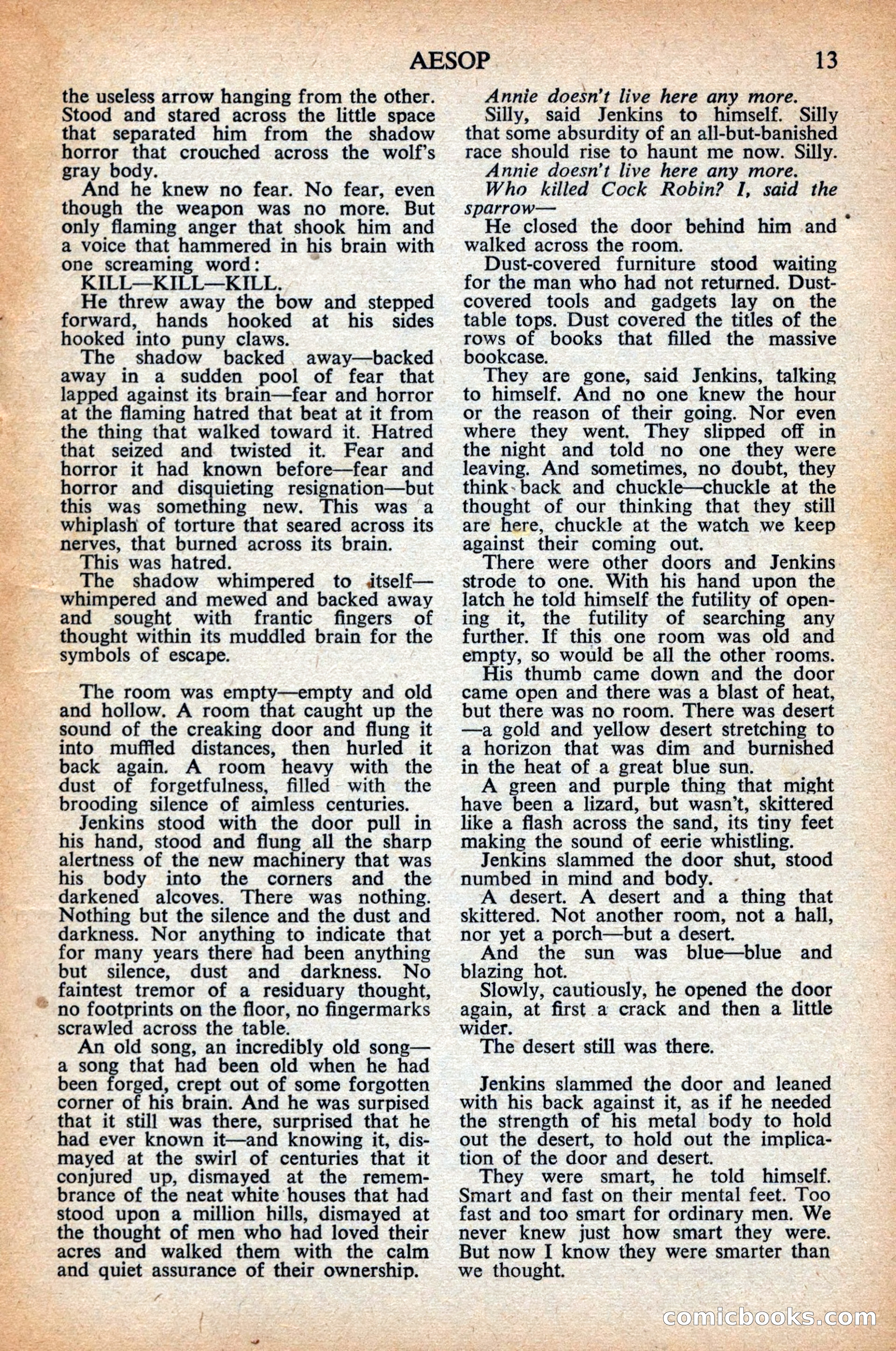 Astounding Science Fiction, British Edition, April 1948 — page 15 of 68