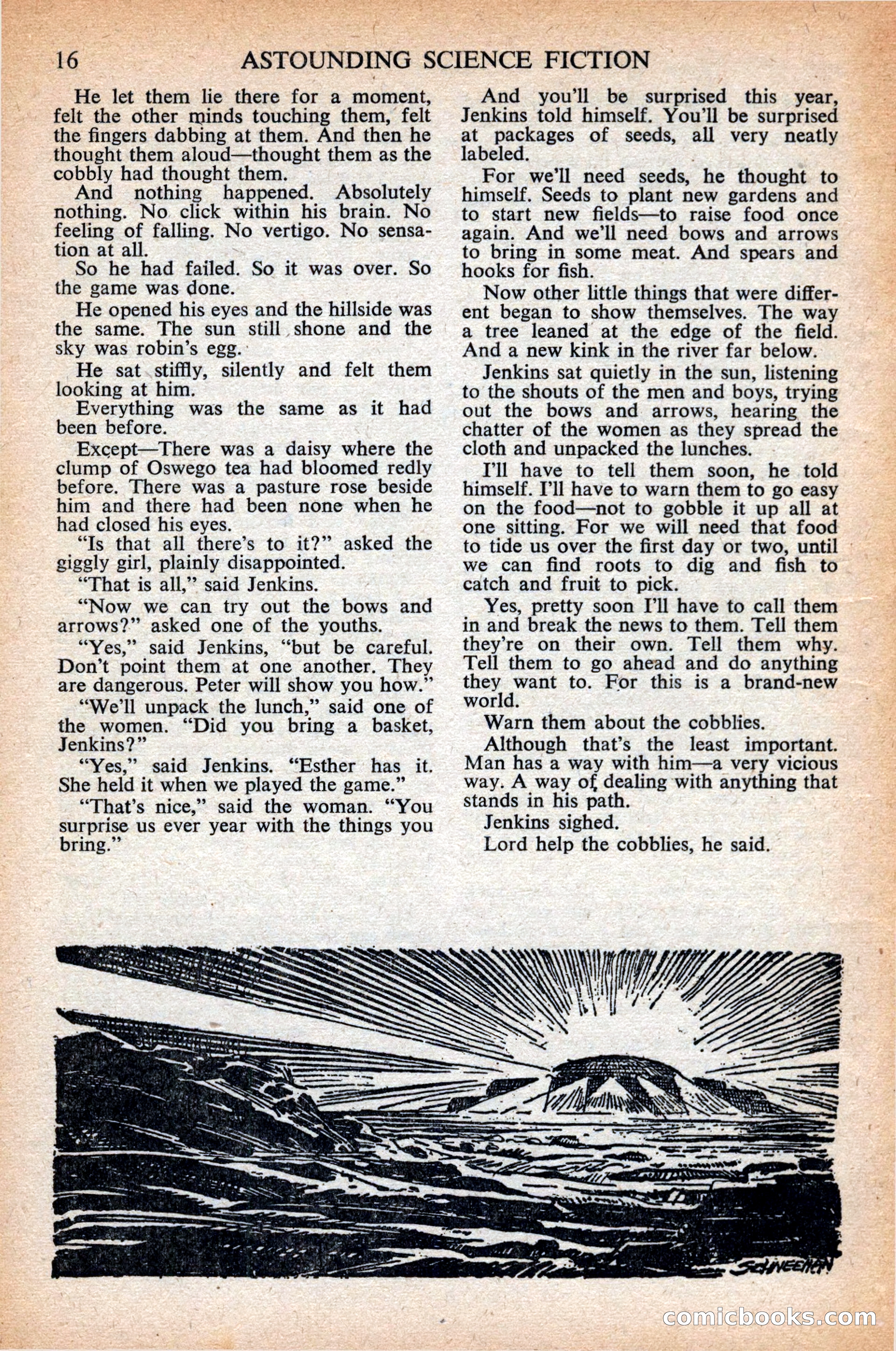 Astounding Science Fiction, British Edition, April 1948 — page 18 of 68