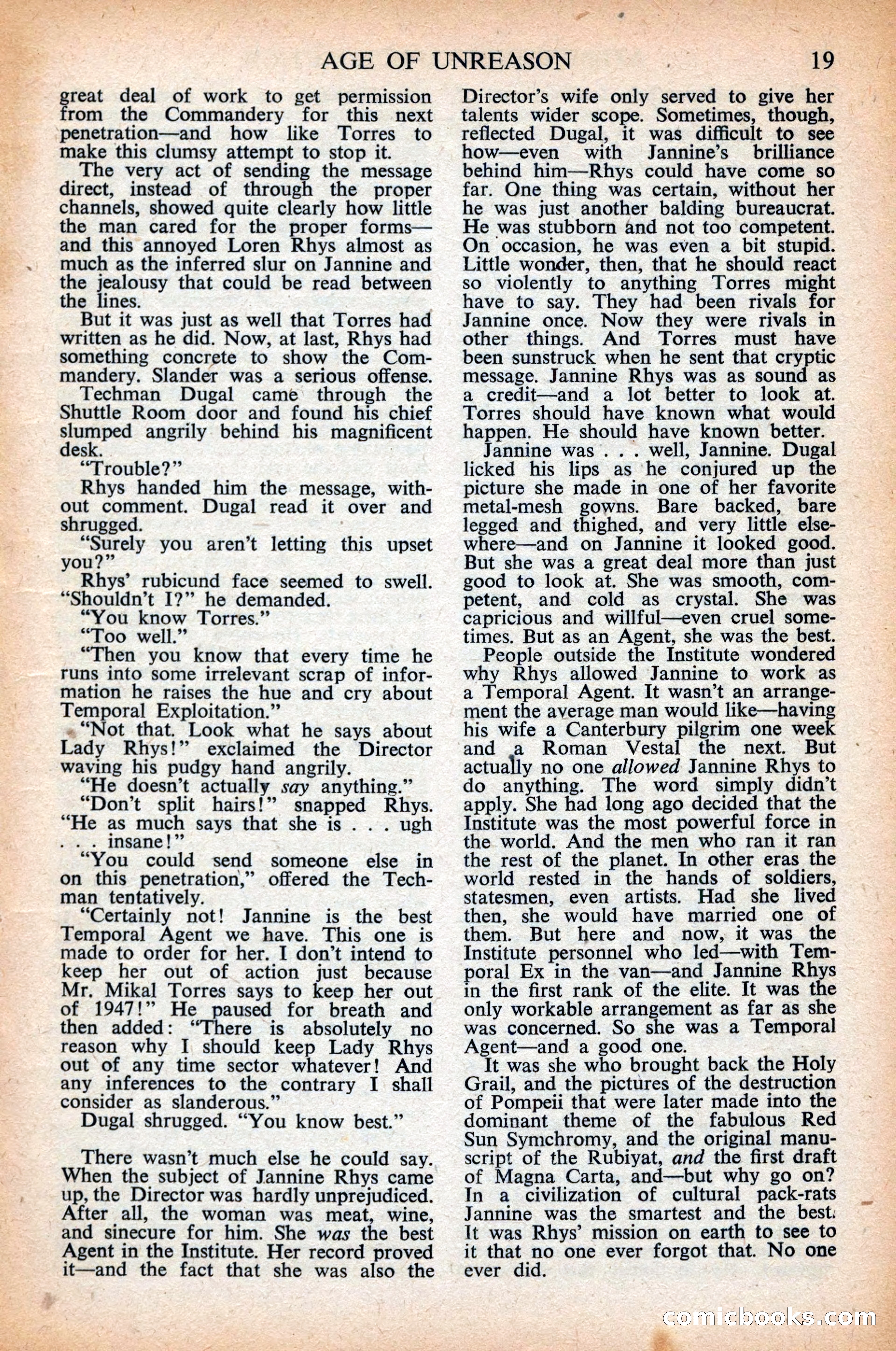 Astounding Science Fiction, British Edition, April 1948 — page 21 of 68