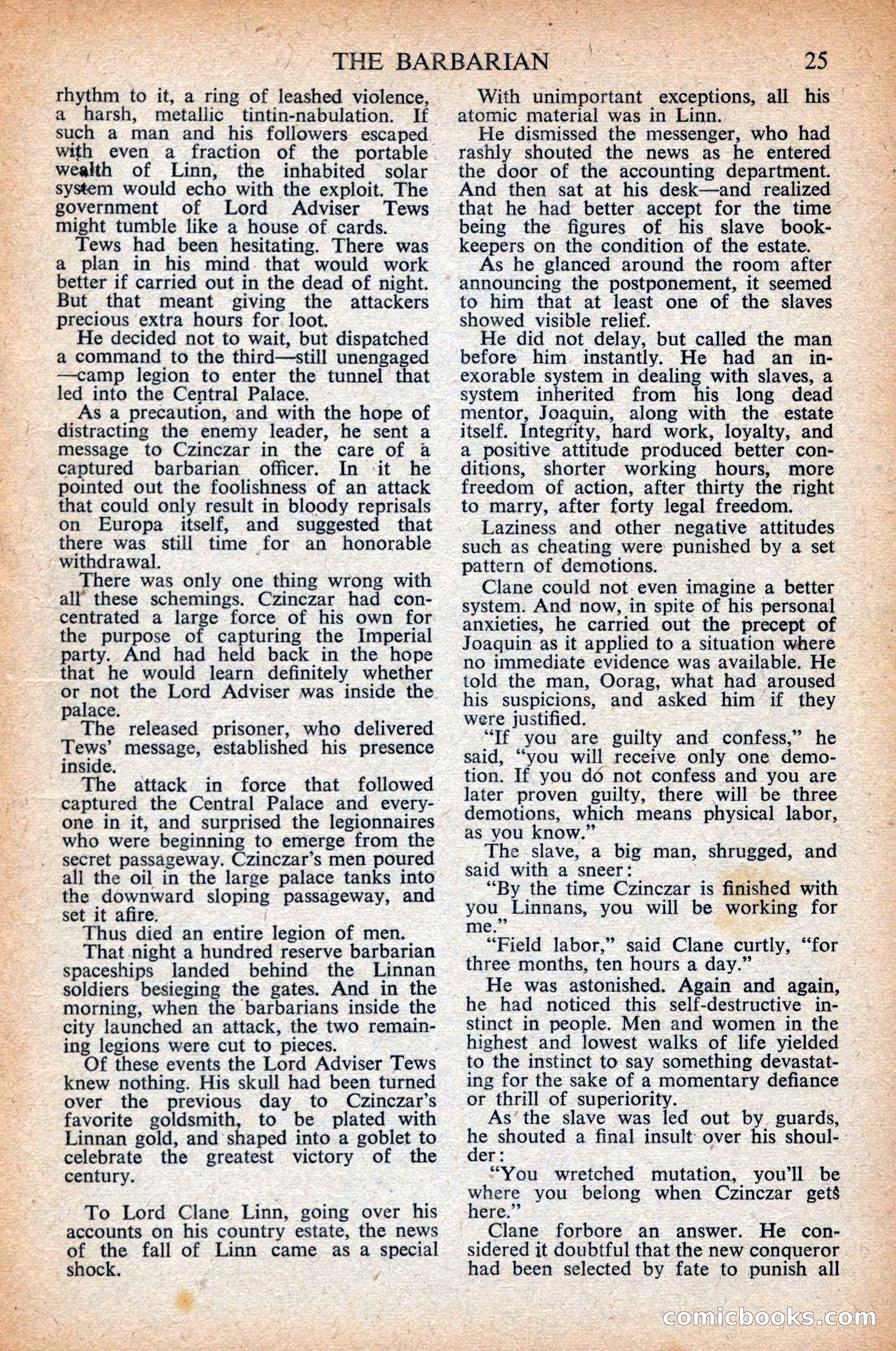 Astounding Science Fiction, British Edition, April 1948 — page 27 of 68