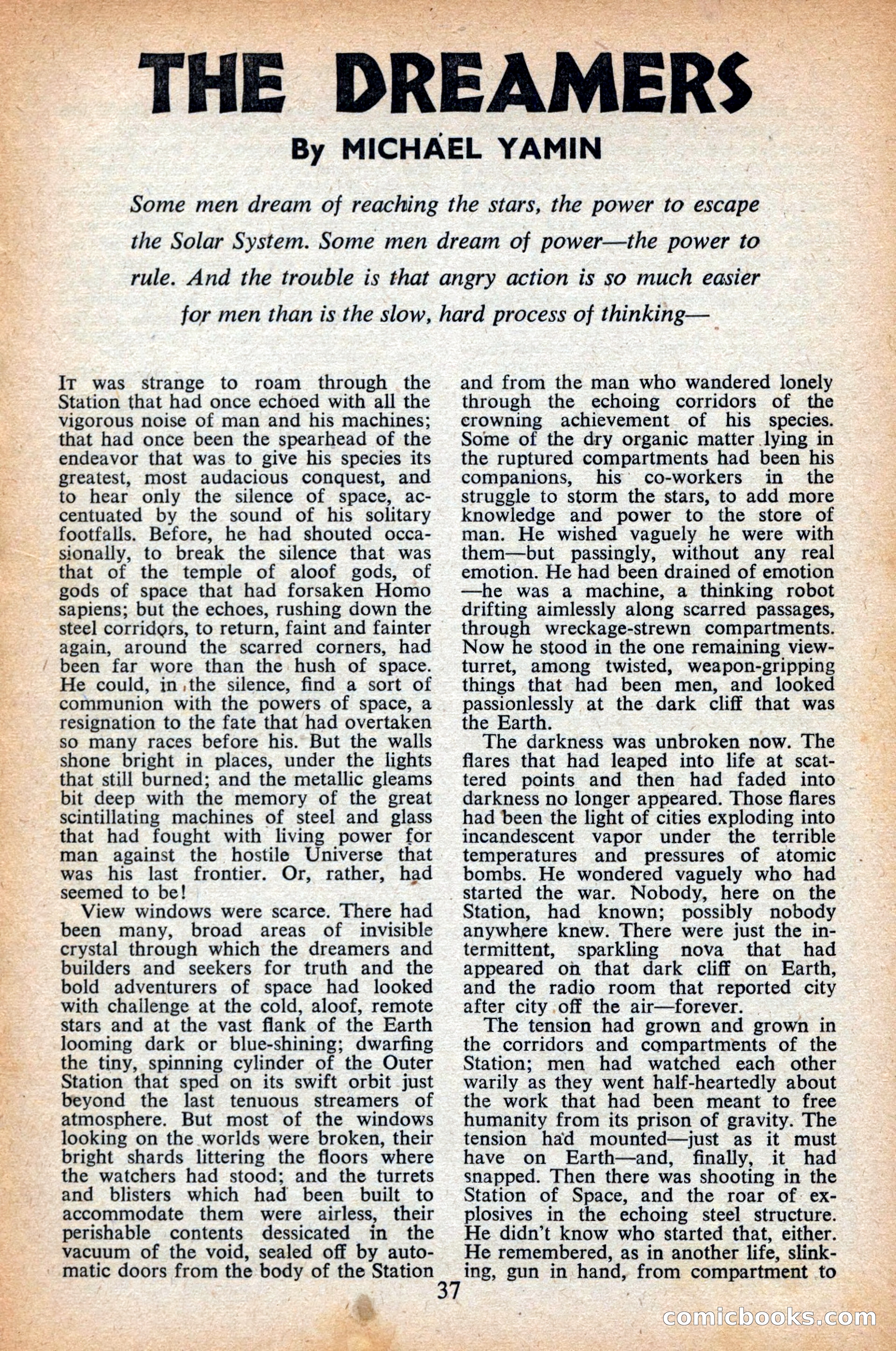 Astounding Science Fiction, British Edition, April 1948 — page 39 of 68