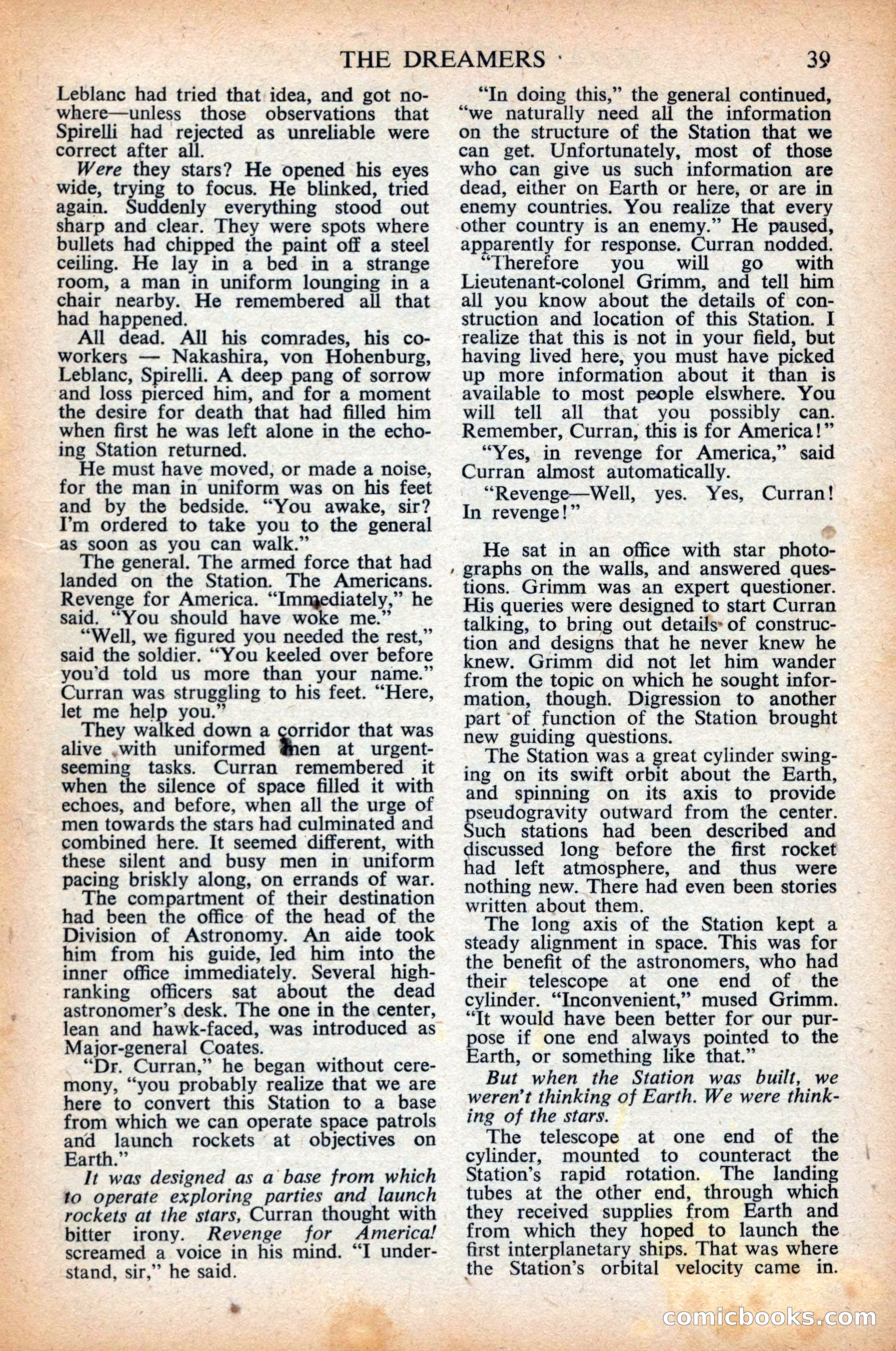 Astounding Science Fiction, British Edition, April 1948 — page 41 of 68