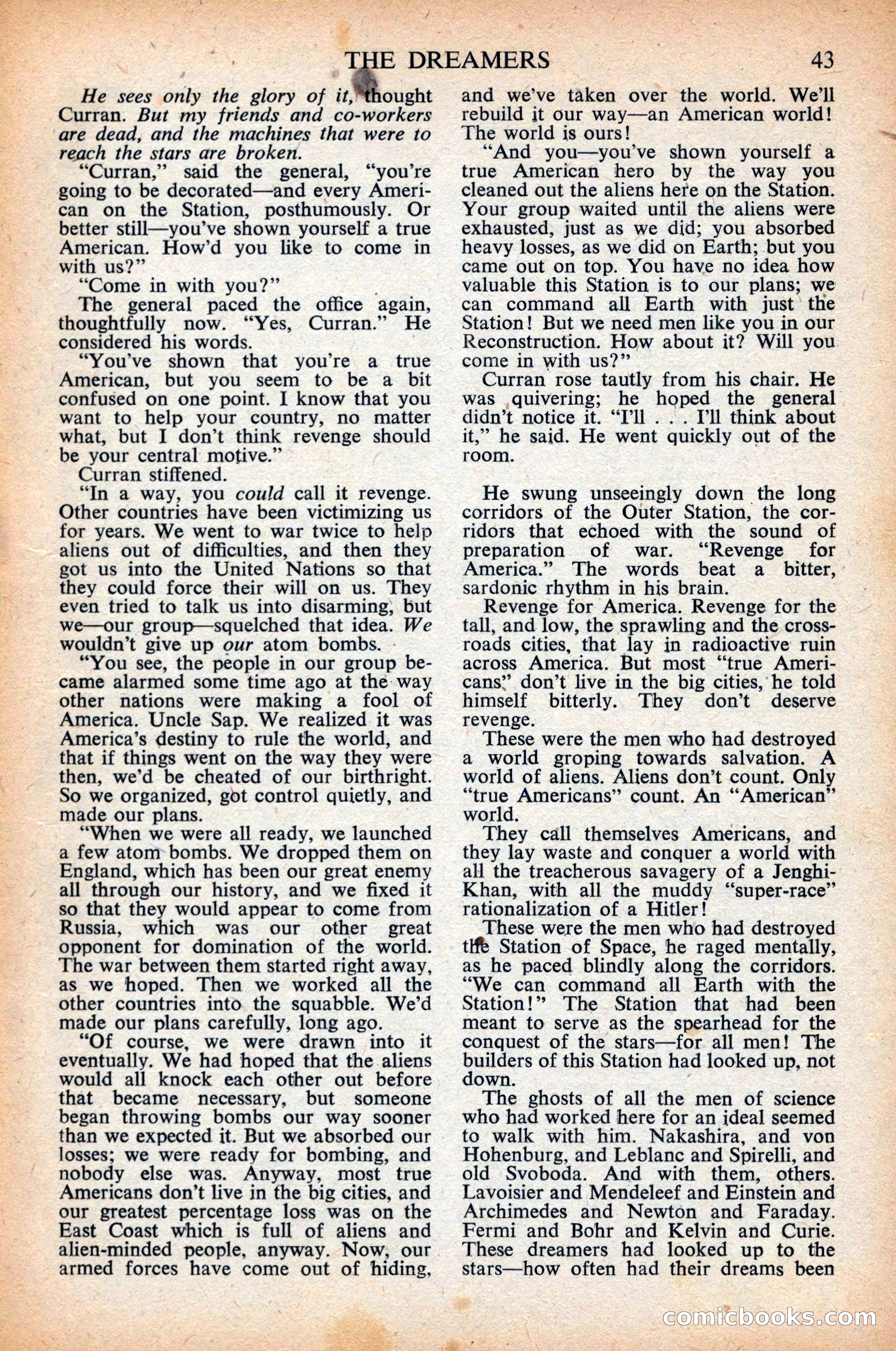 Astounding Science Fiction, British Edition, April 1948 — page 45 of 68